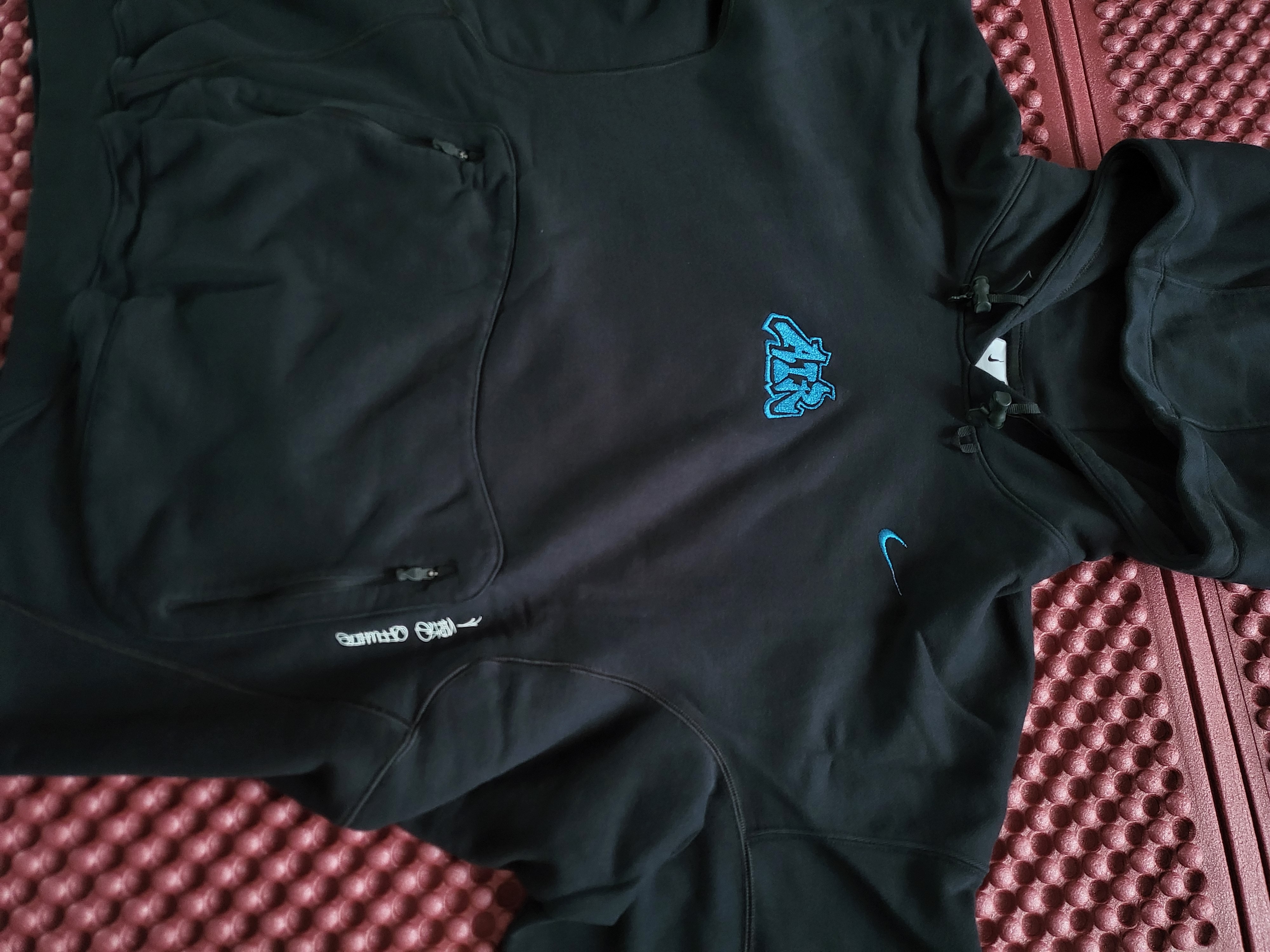 Nike x Off-White NRG Fleece Hoodie Black - Asia 착용 스타일 - 1
