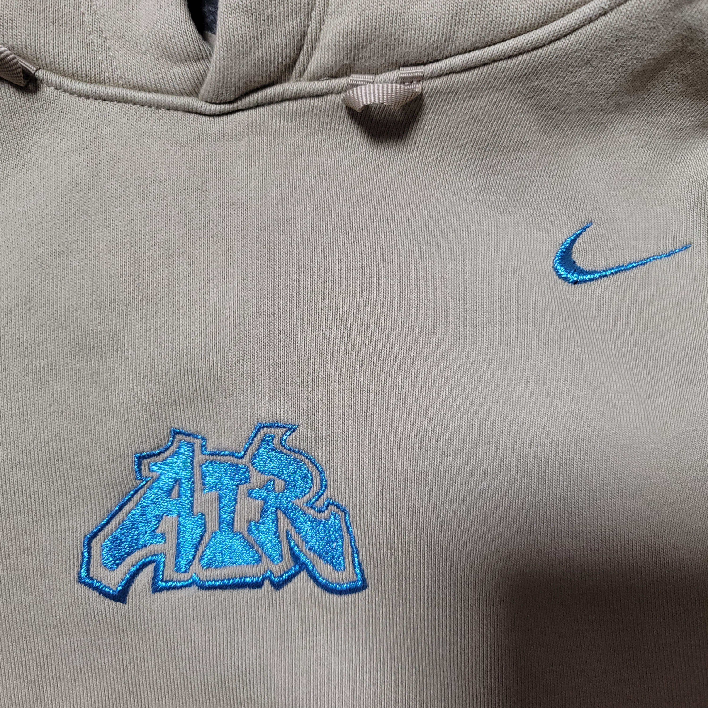 Nike x Off-White NRG Fleece Hoodie Khaki - Asia 착용 스타일 - 4