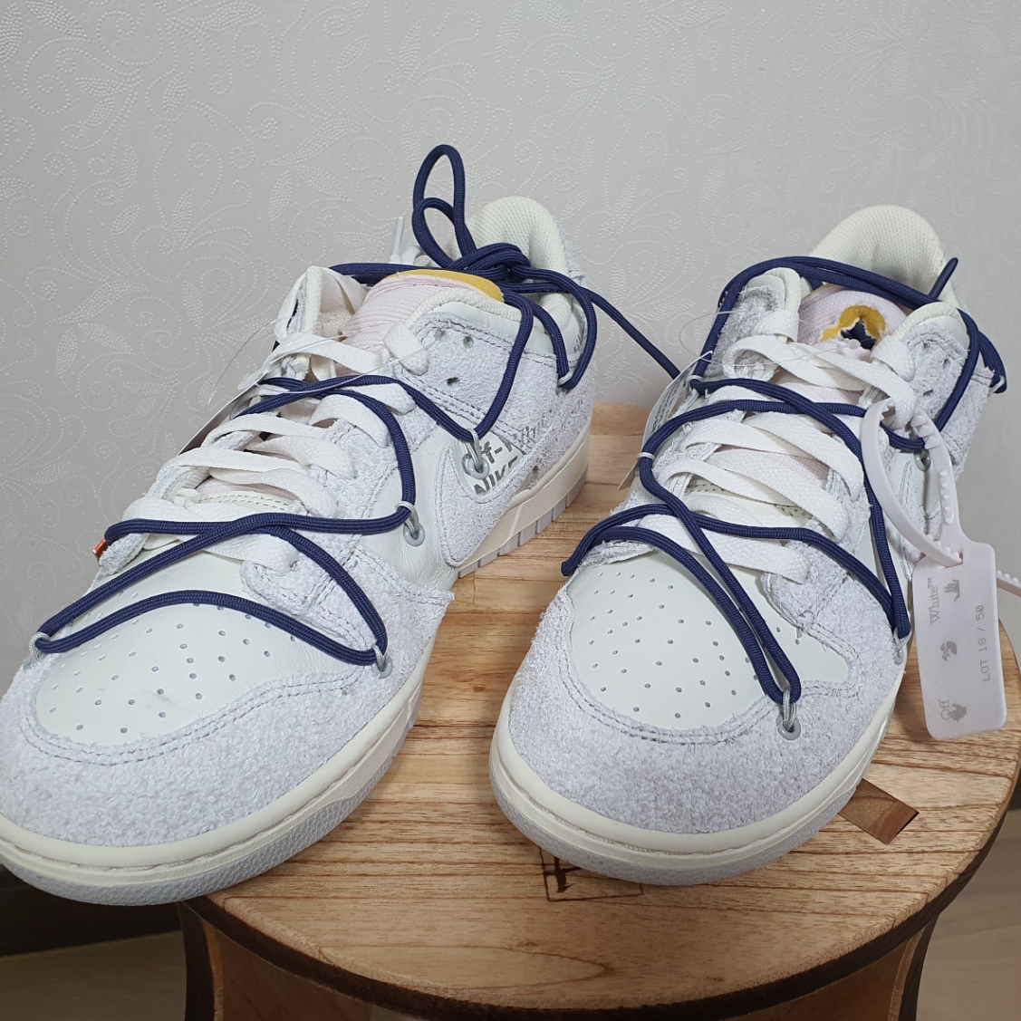 Nike x Off-White Dunk Low The 50 - Lot 18 착용 스타일 - 2