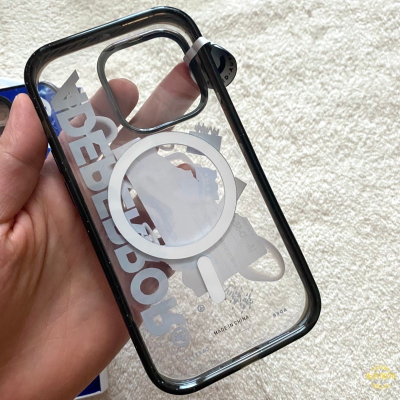 Casetify x Ader Error iPhone Sticker Magsafe Case Clear, Casetify x Ader Error iPhone Tube Magsafe Case Blue 착용 스타일 - 5