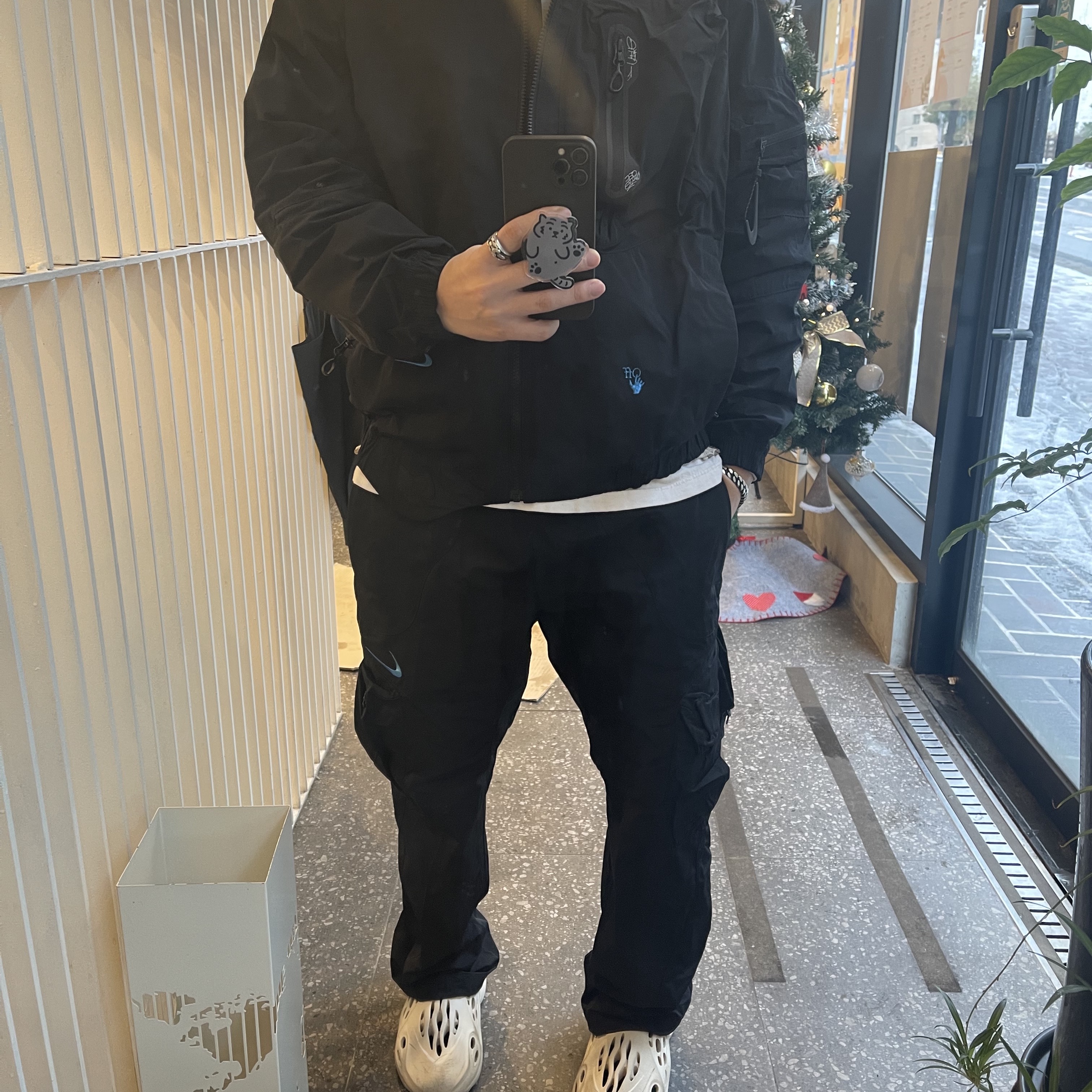 Nike x Off-White NRG Track Suit Black - Asia 착용 스타일 - 2