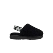(Kids) UGG Fluff Yeah Clog Black
