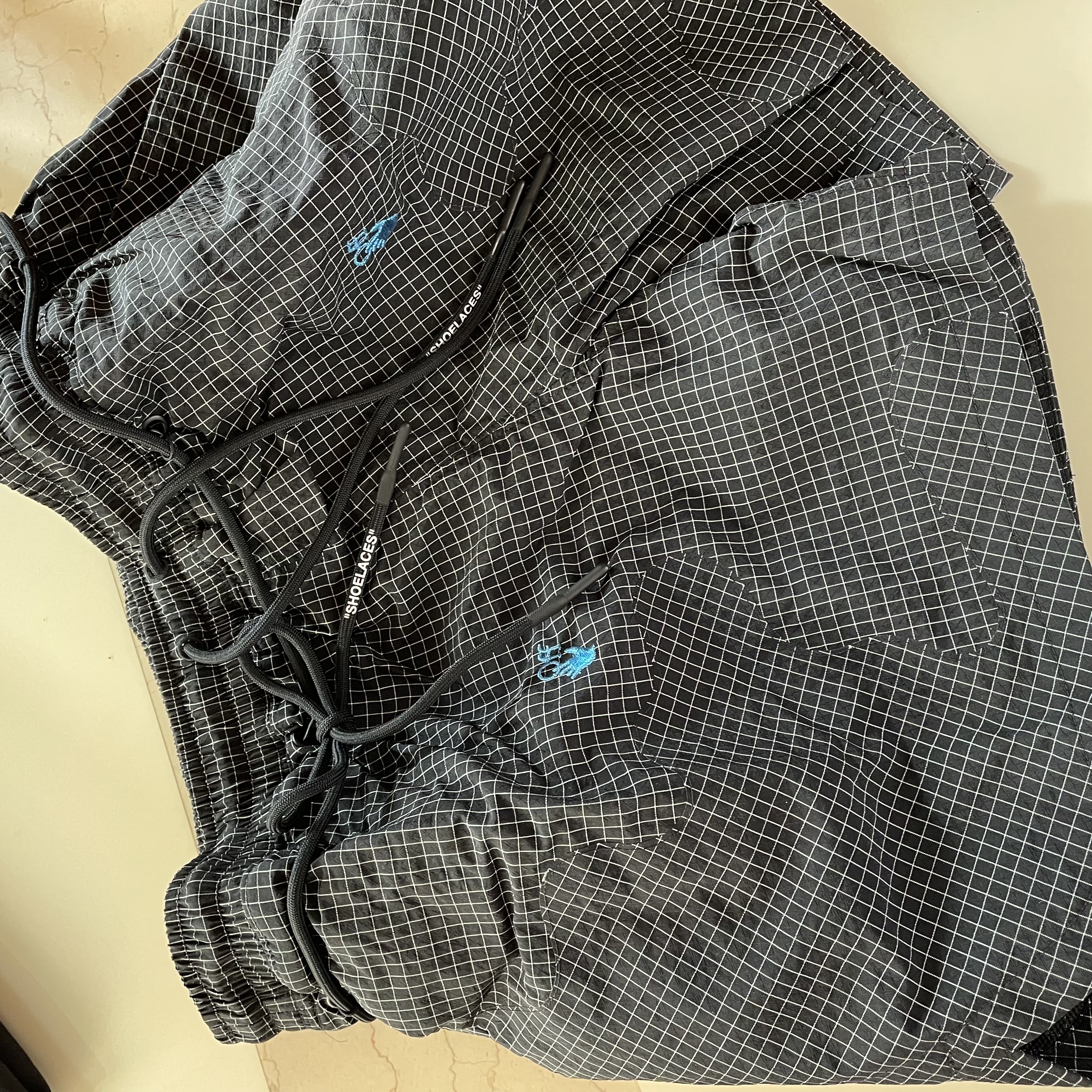 Nike x Off-White NRG Woven Shorts Black - Asia 착용 스타일 - 4