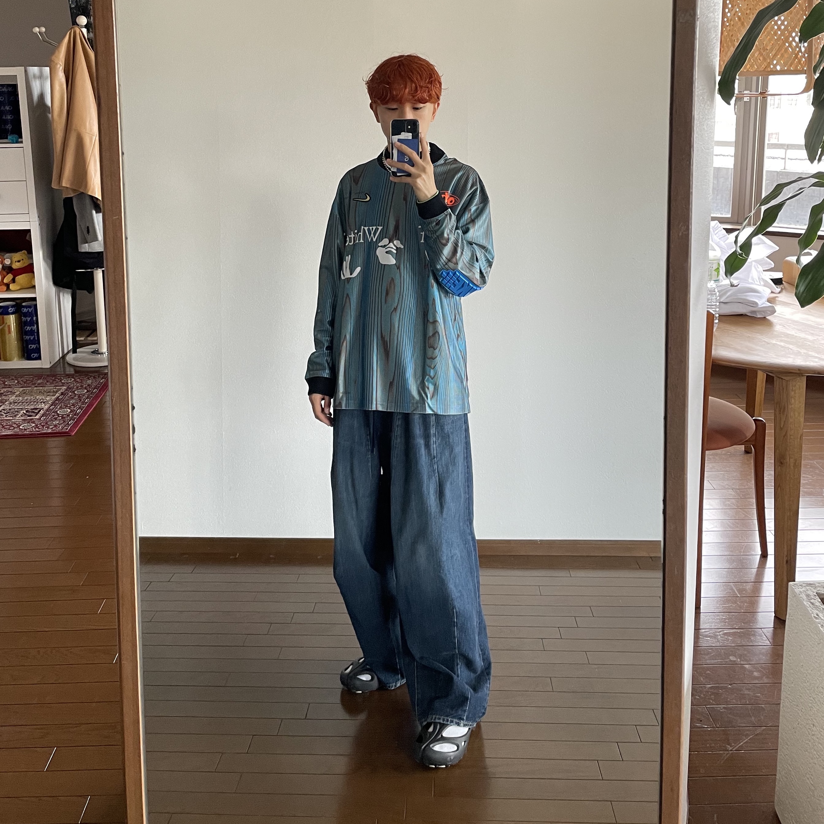 Nike x Off-White NRG Jersey Imperial Blue - Asia 착용 스타일 - 2
