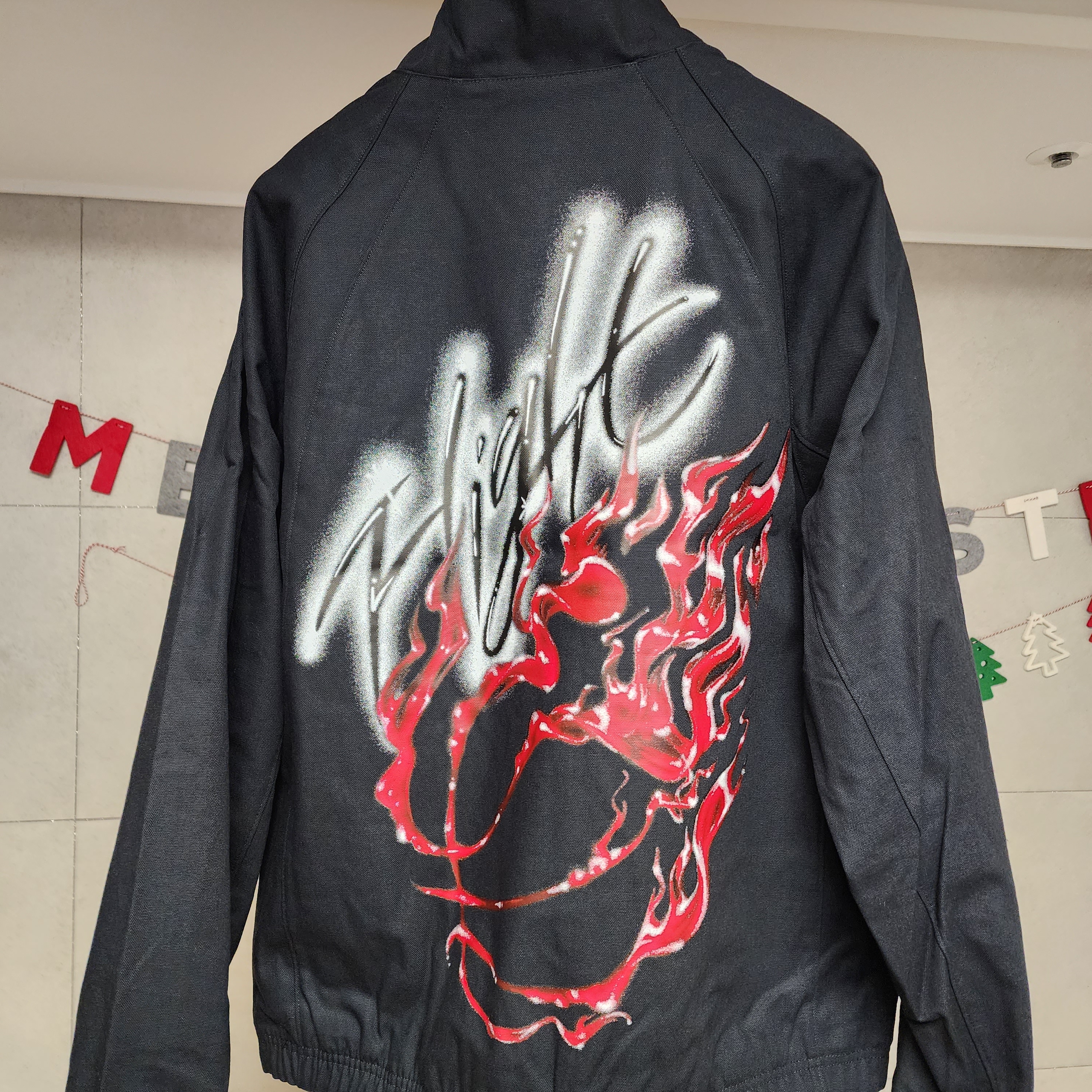 Jordan x Travis Scott Woven Jacket Black - Asia, Jordan x Travis Scott Woven Jacket Black - US/EU 착용 스타일 - 4