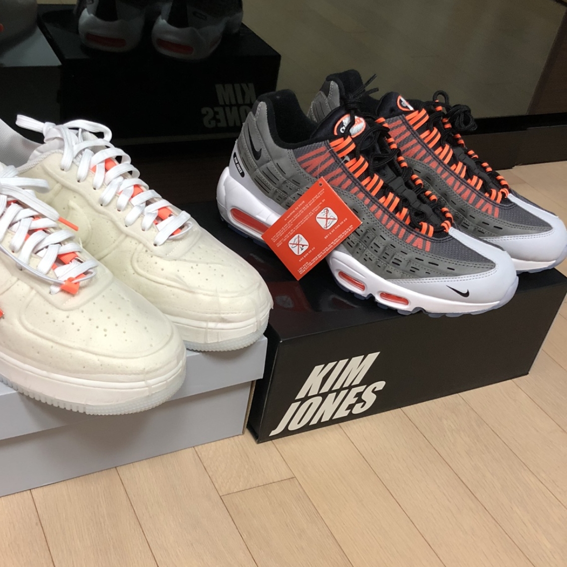 Nike x Kim Jones Air Max 95 Total Orange 착용 스타일 - 3