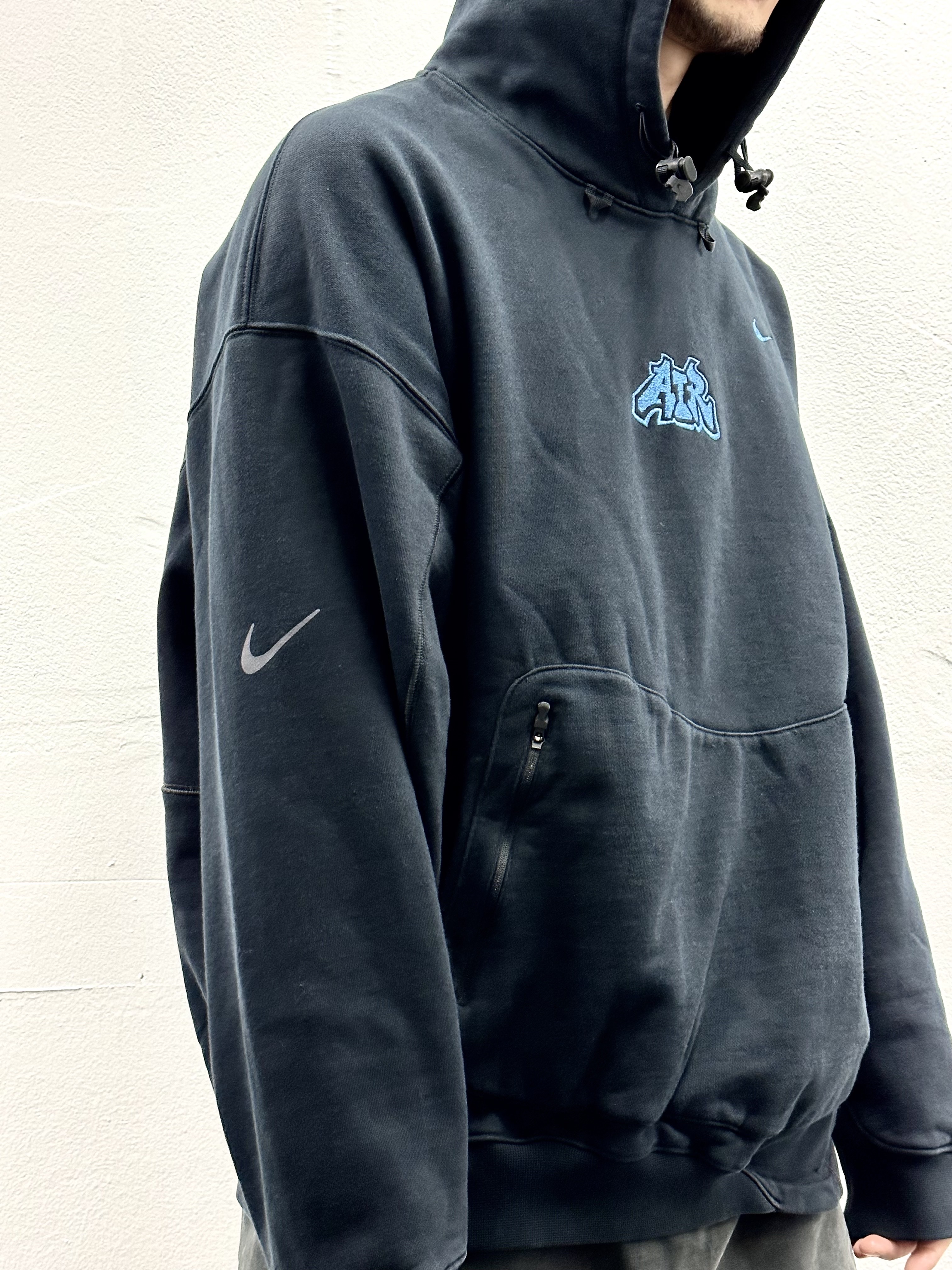 Nike x Off-White NRG Fleece Hoodie Black - Asia 착용 스타일