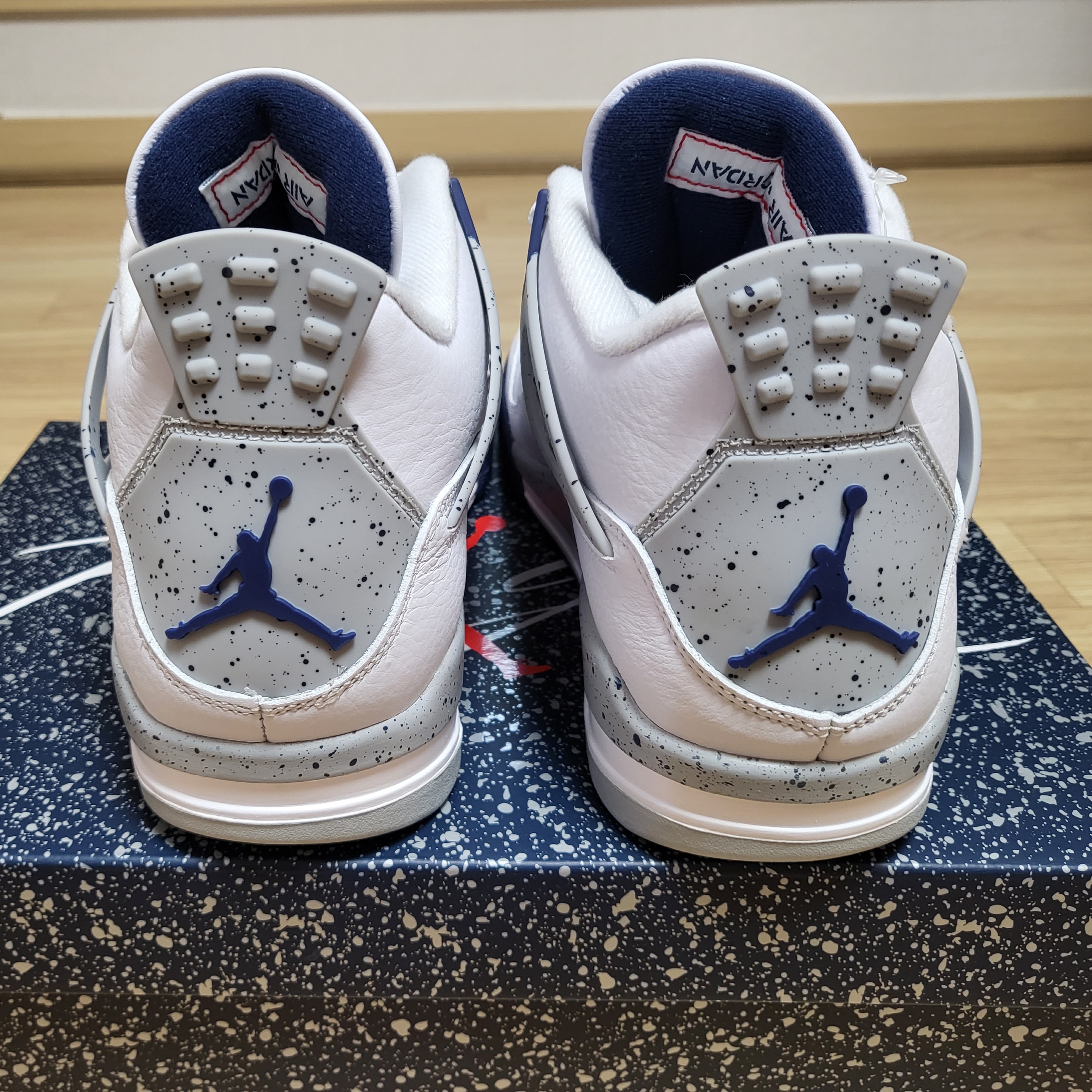 Jordan 4 Retro Midnight Navy 착용 스타일 - 3