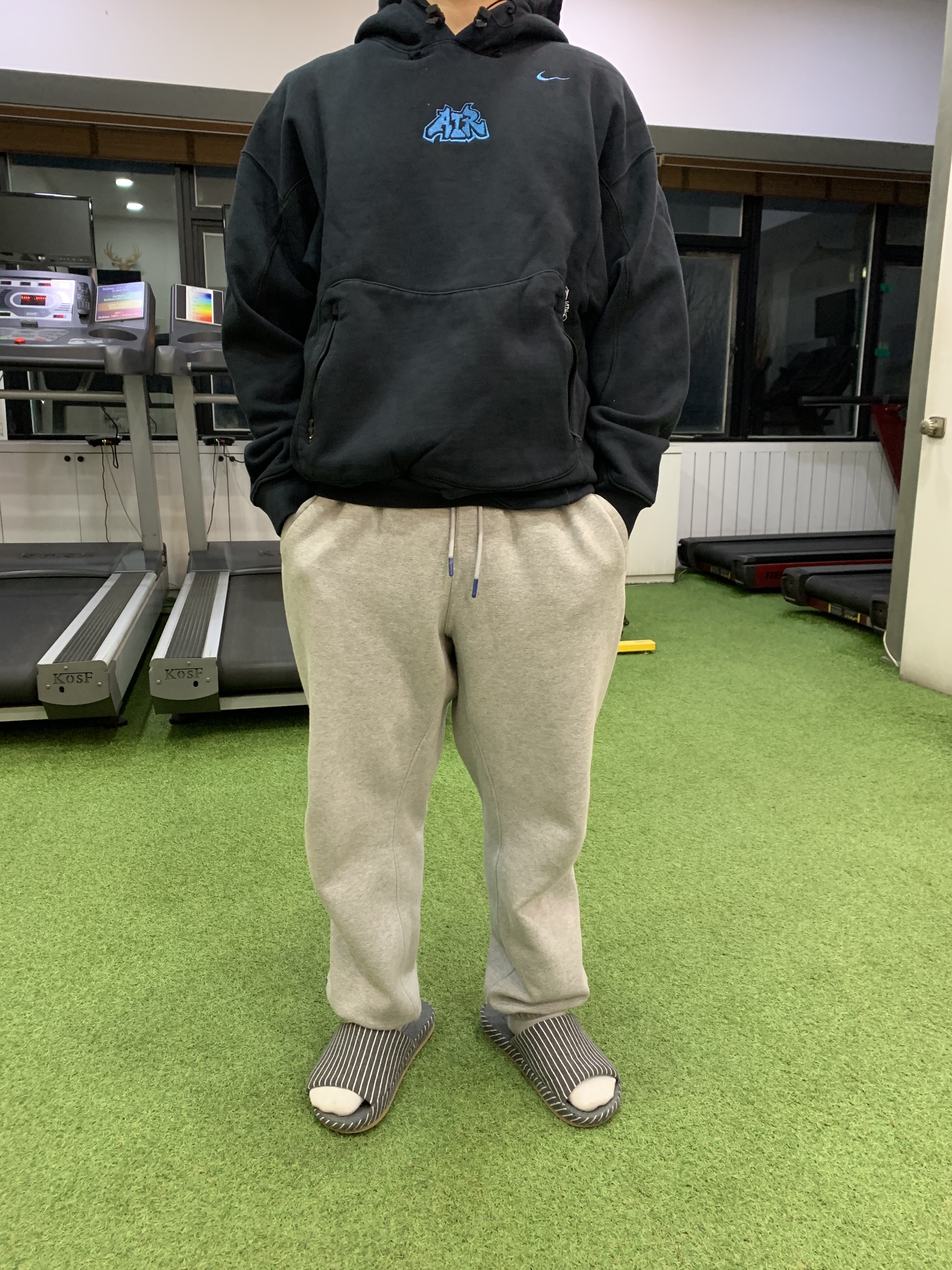Nike x Off-White NRG Fleece Hoodie Black - Asia 착용 스타일 - 1