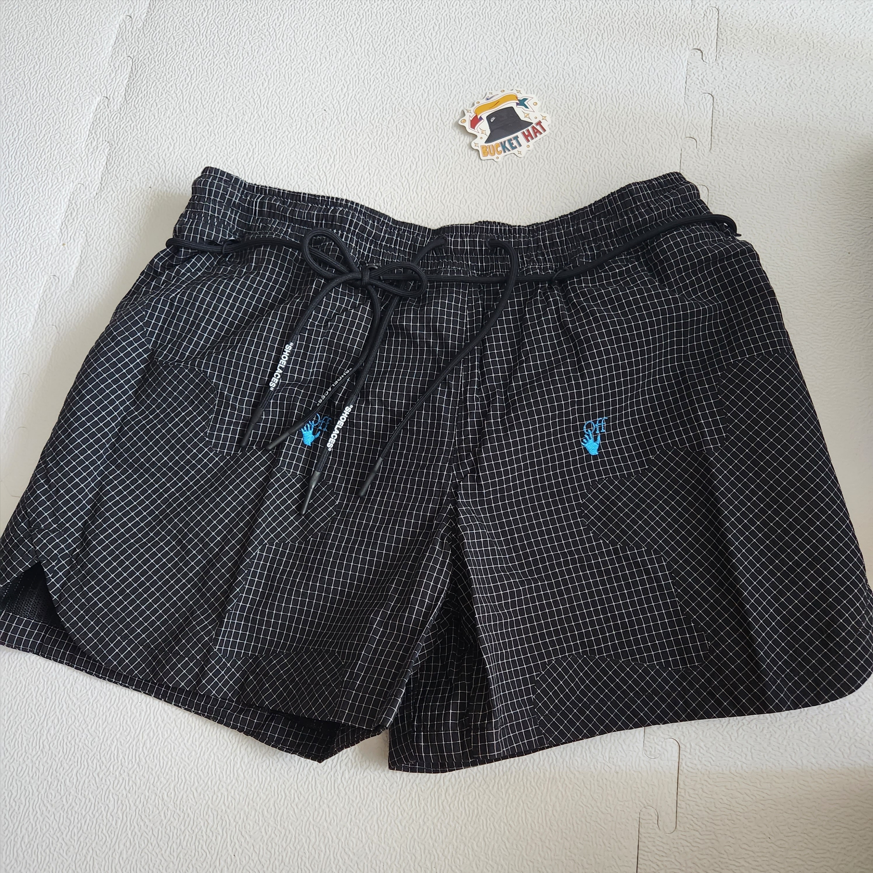 Nike x Off-White NRG Woven Shorts Black - Asia 착용 스타일 - 1