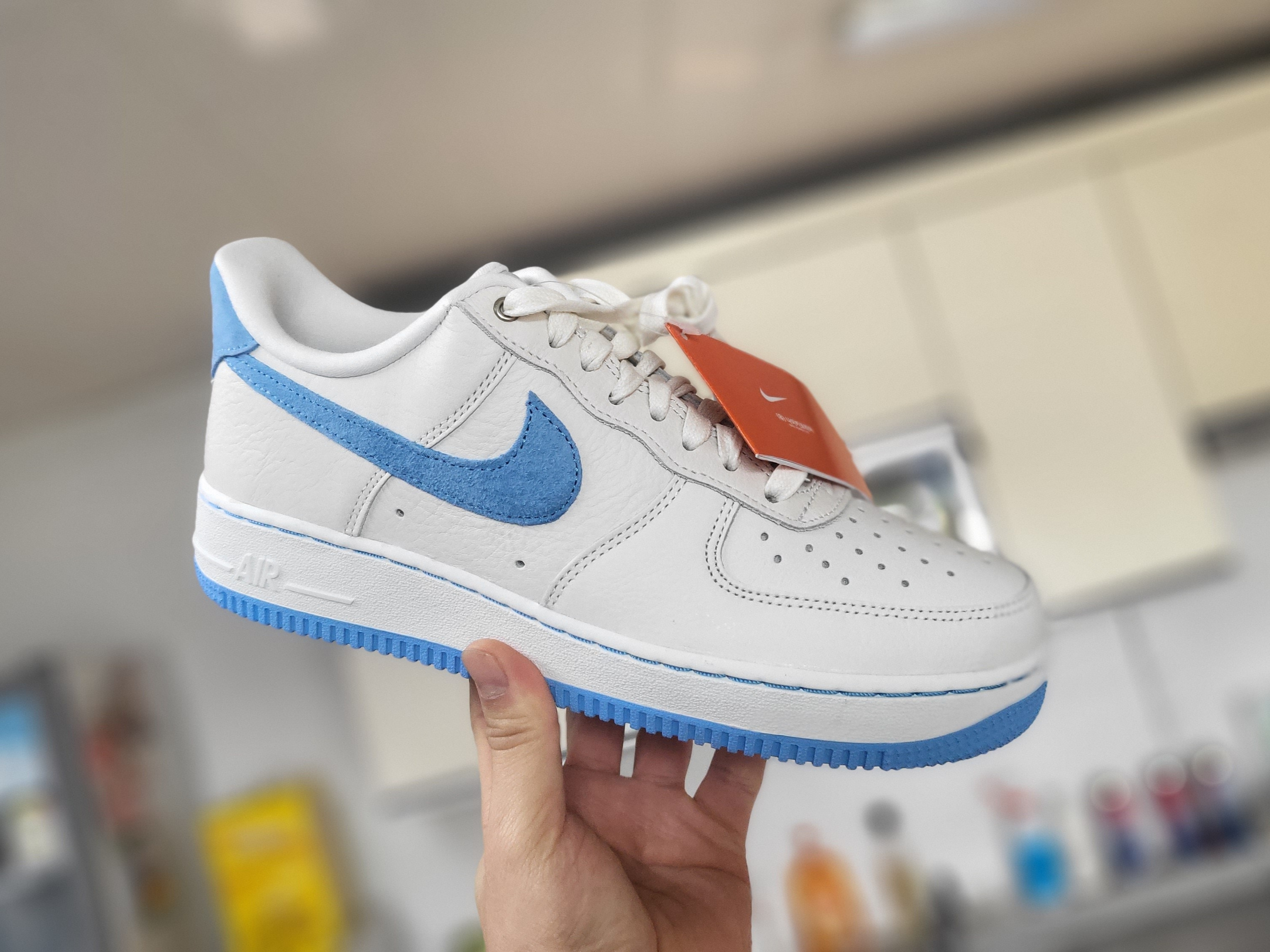 (W) Nike Air Force 1 LXX University Blue 착용 스타일