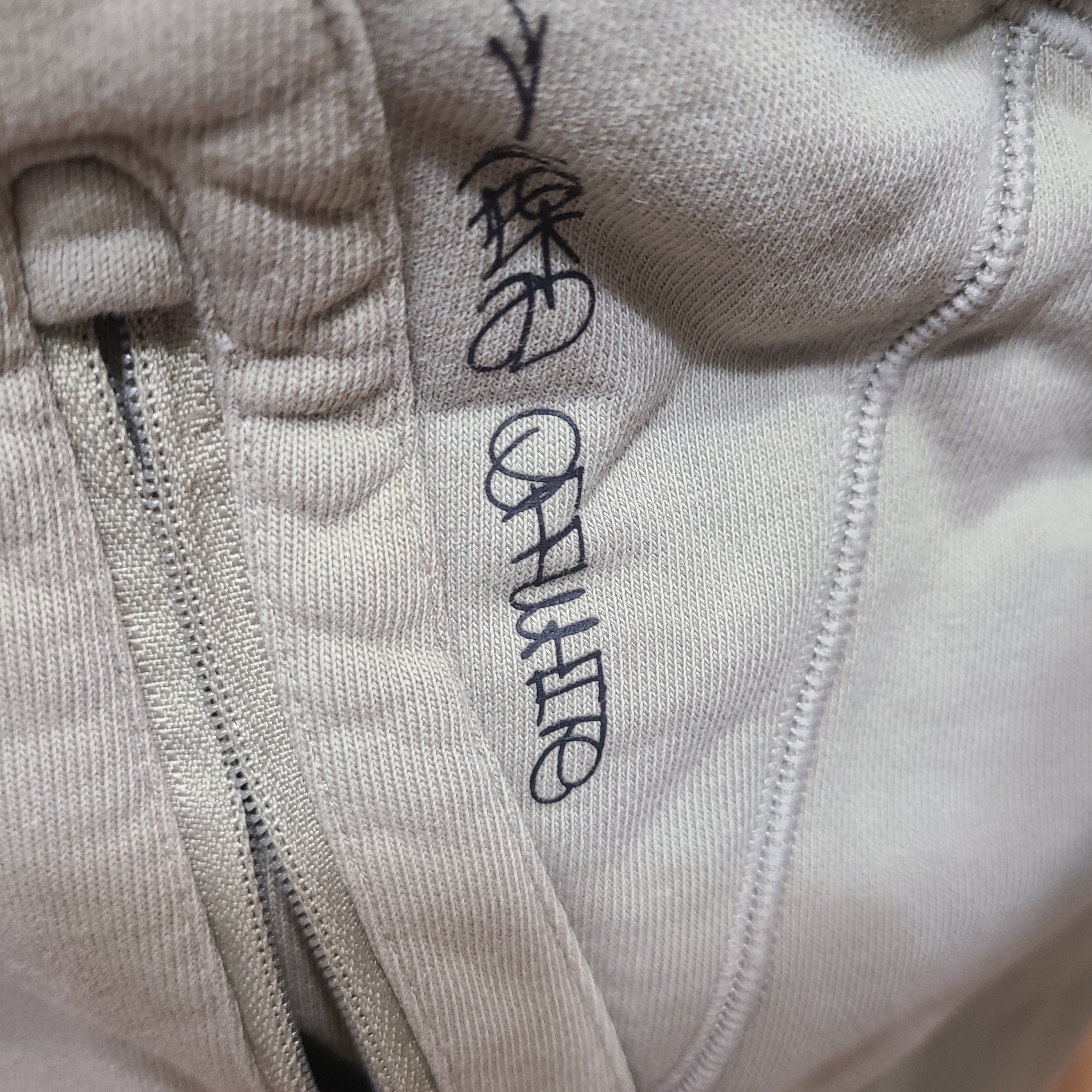 Nike x Off-White NRG Fleece Hoodie Khaki - Asia 착용 스타일 - 3