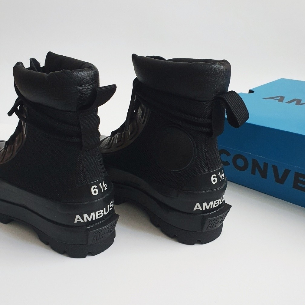 Converse x Ambush Chuck Taylor All Star Duck Boot Black 착용 스타일