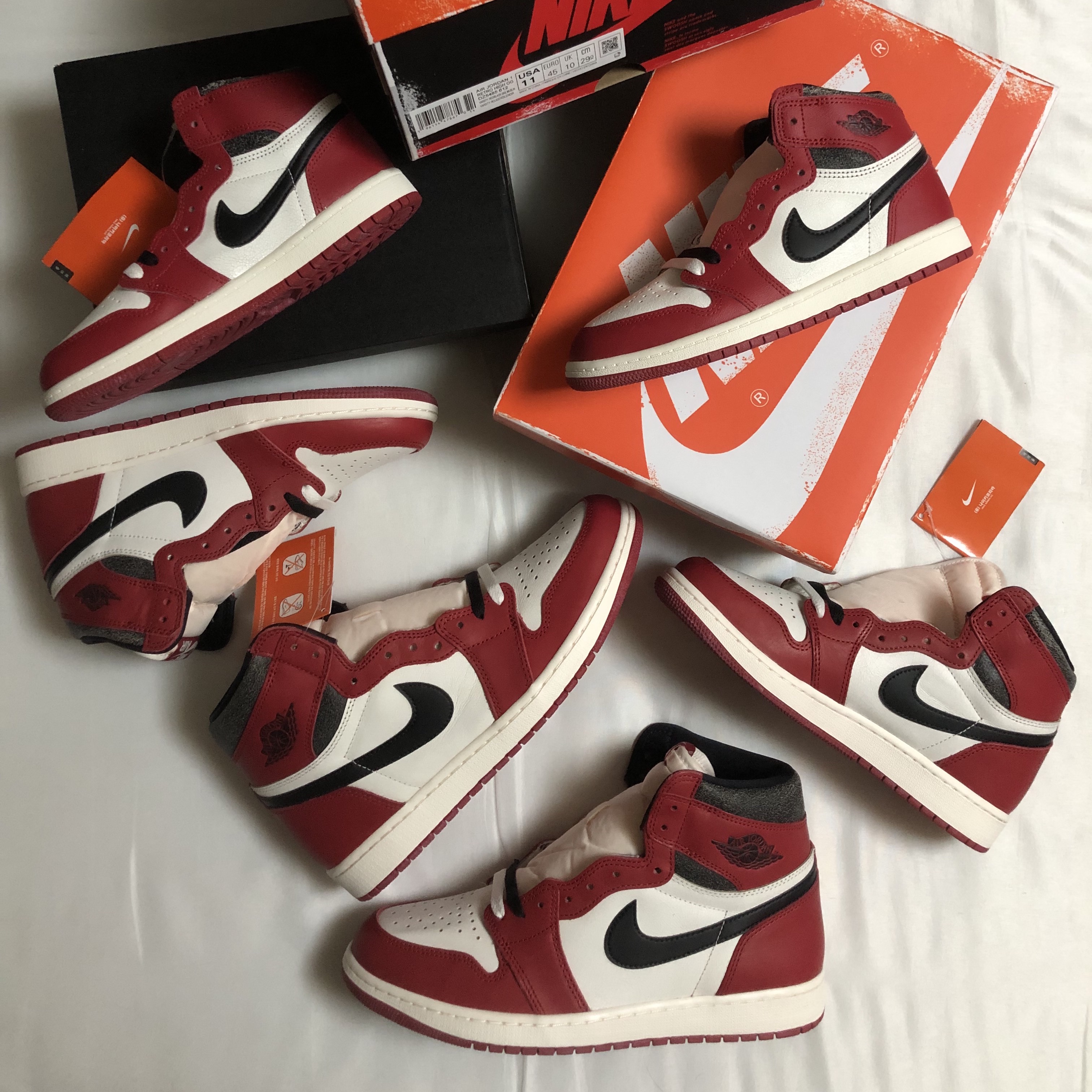 Jordan 1 Retro High OG Chicago 2022, (GS) Jordan 1 Retro High OG Chicago 2022 착용 스타일