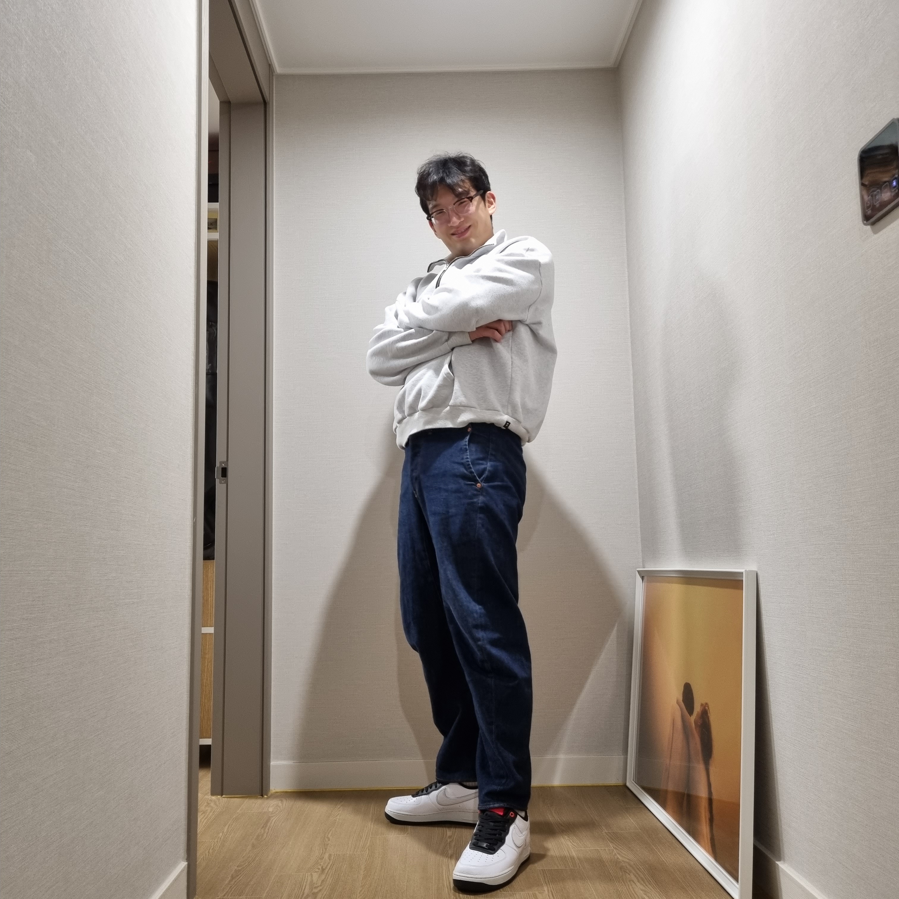 Nike Air Force 1 '07 LX Milky Stork 착용 스타일 - 3