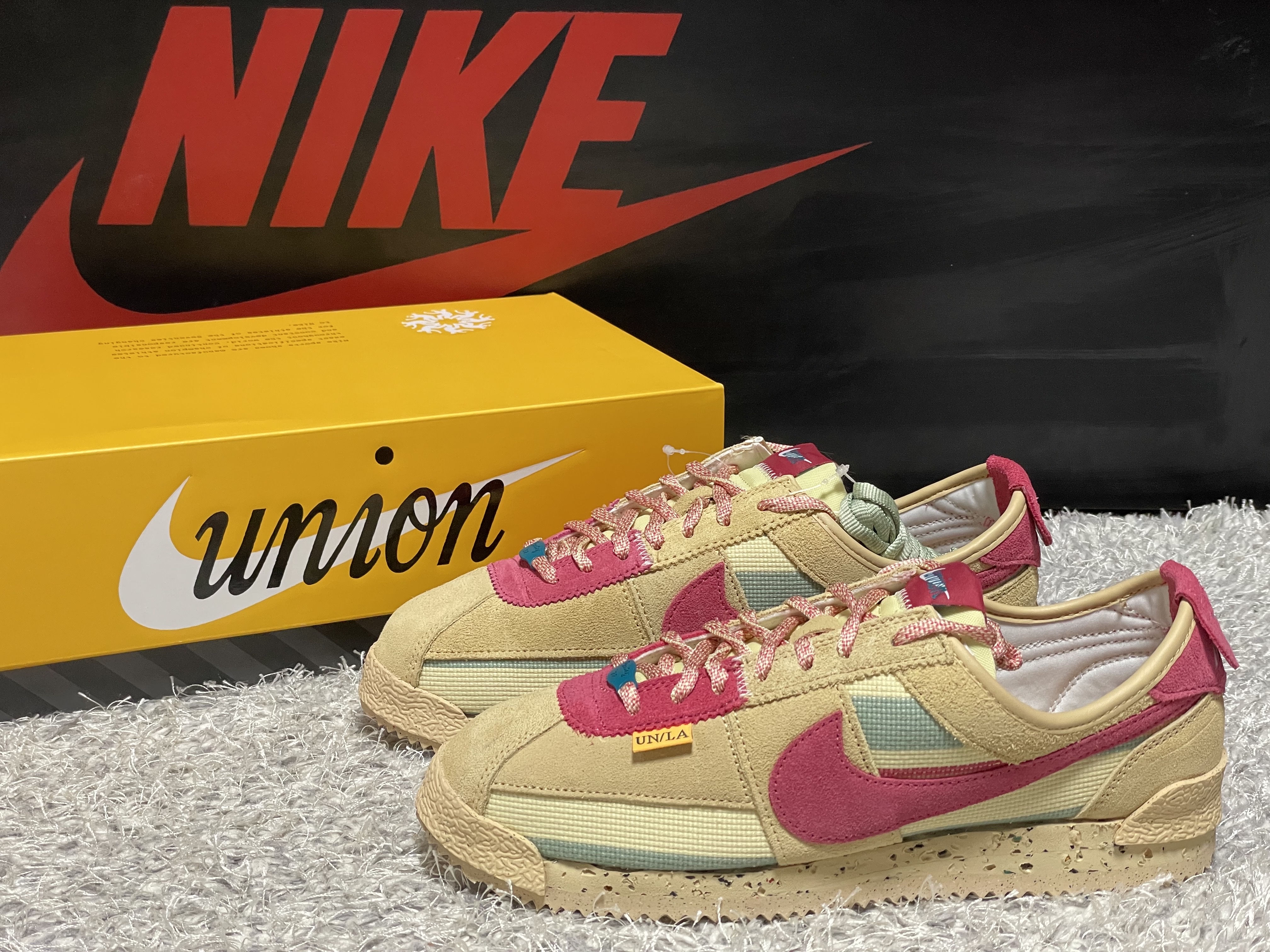 Nike x Union Cortez SP Sesame 착용 스타일