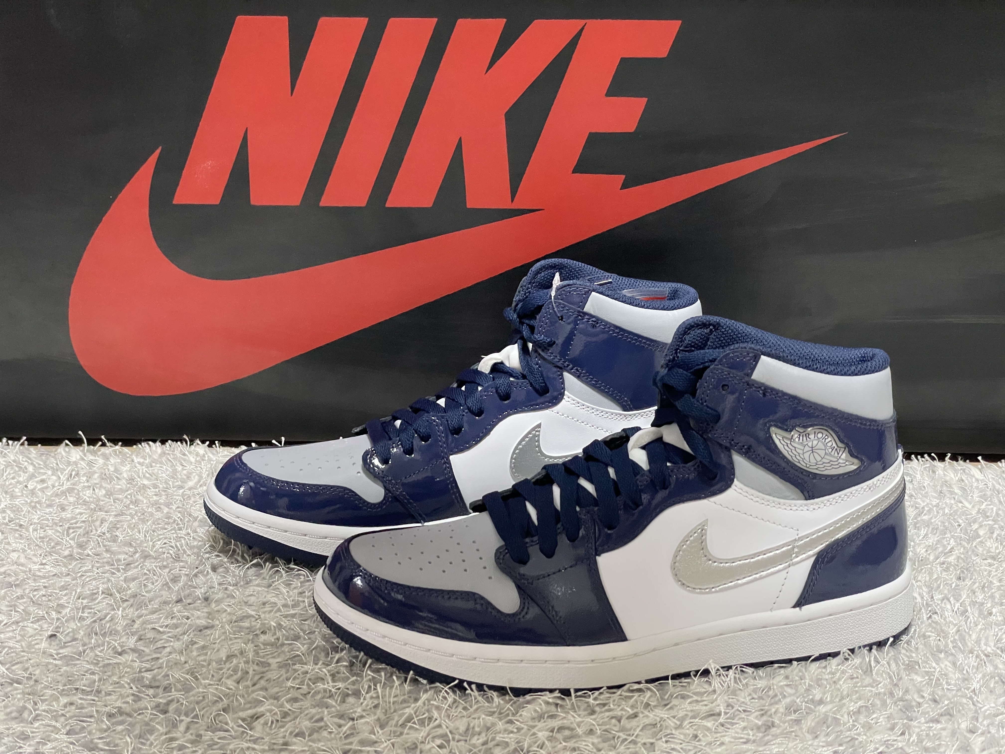 Jordan 1 High Golf Midnight Navy 착용 스타일