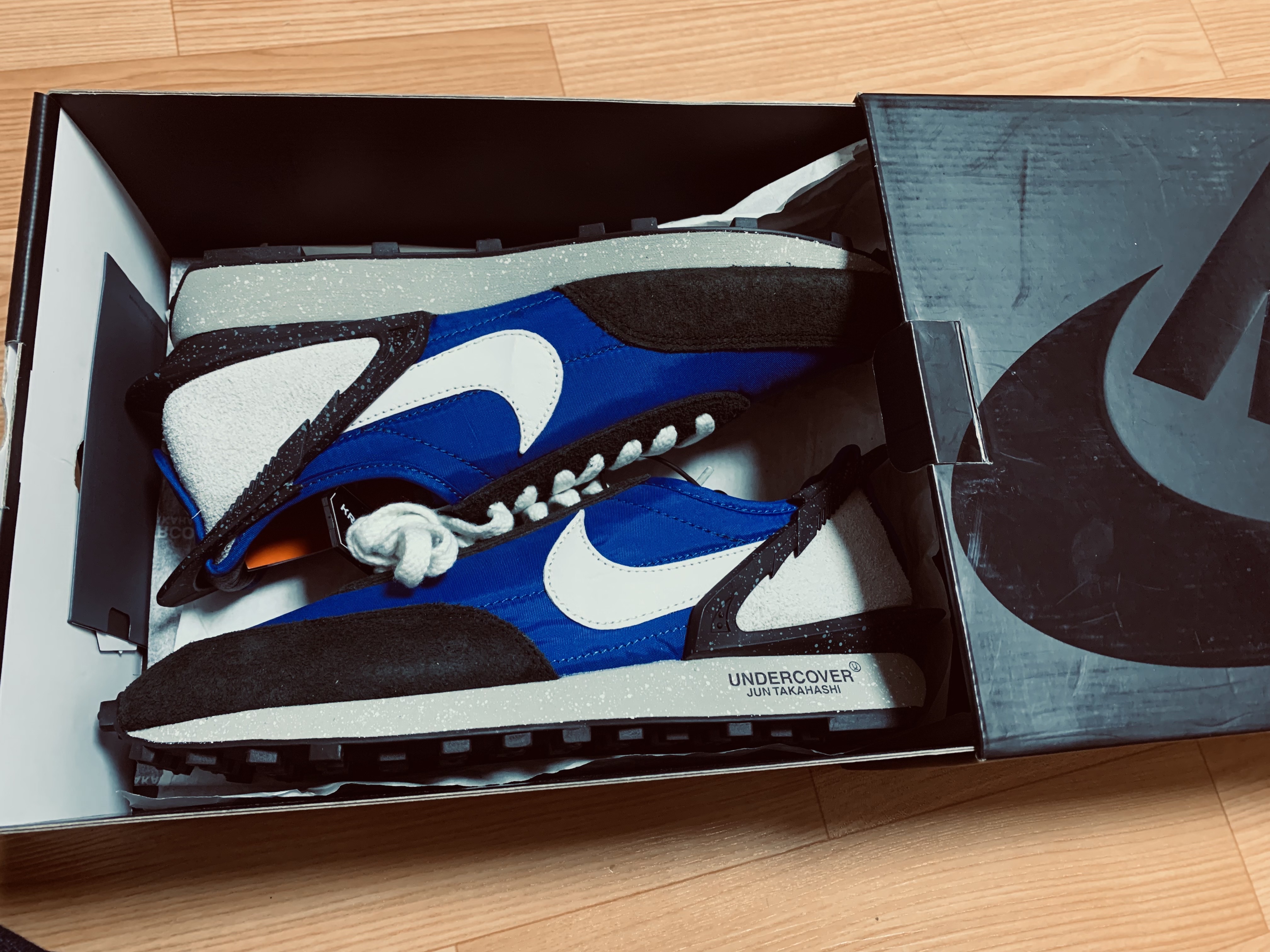 Nike x Undercover Daybreak Blue Jay 착용 스타일