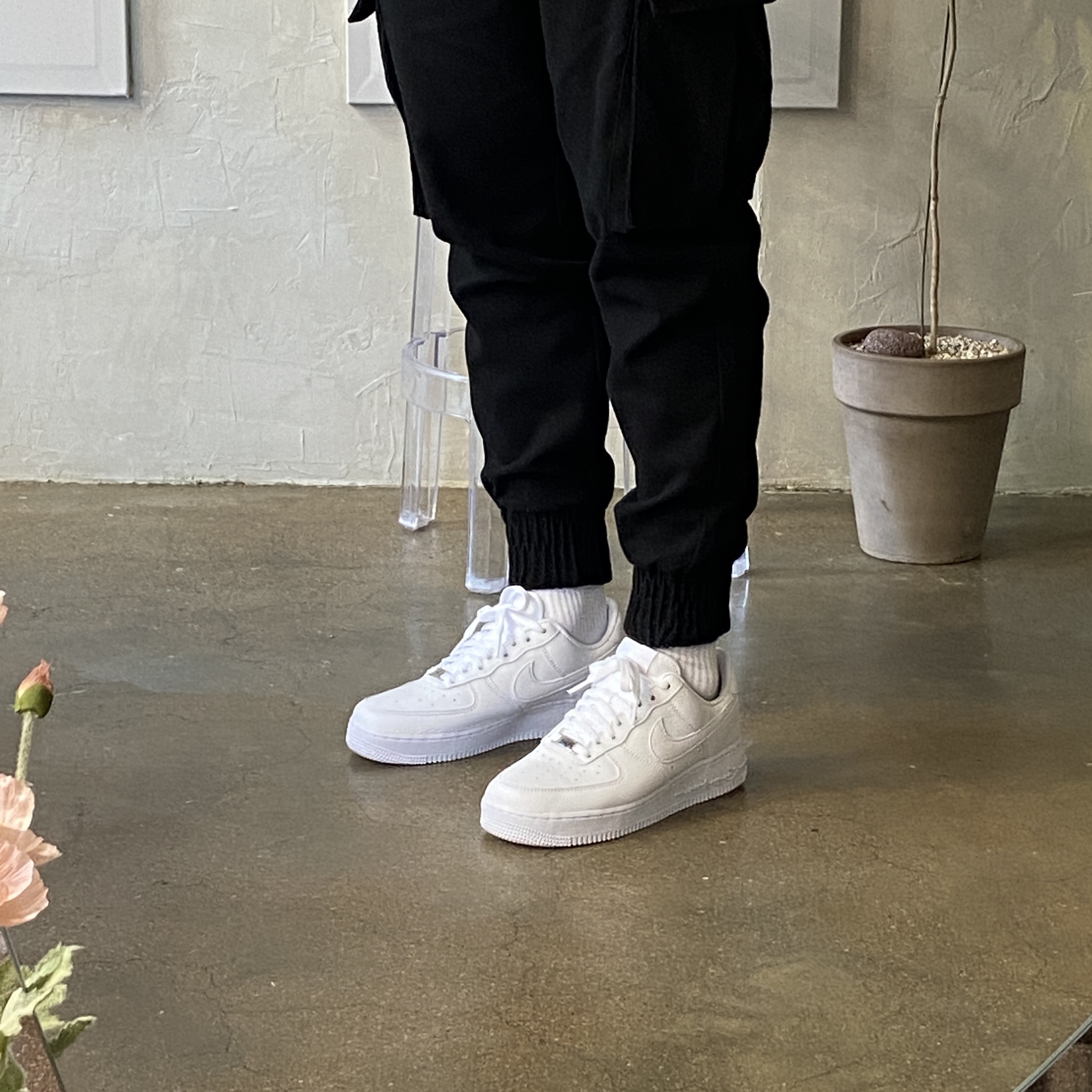 Nike x Drake Nocta Air Force 1 Low SP Certified Lover Boy White 착용 스타일 - 1