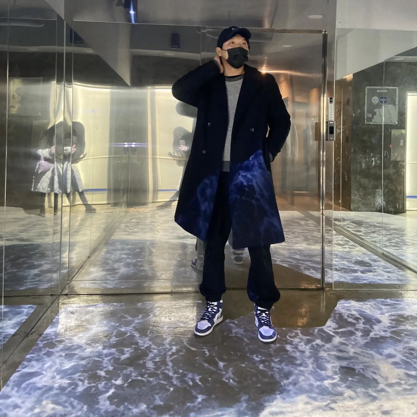 Jordan 1 Retro High OG CO.JP Midnight Navy 착용 스타일