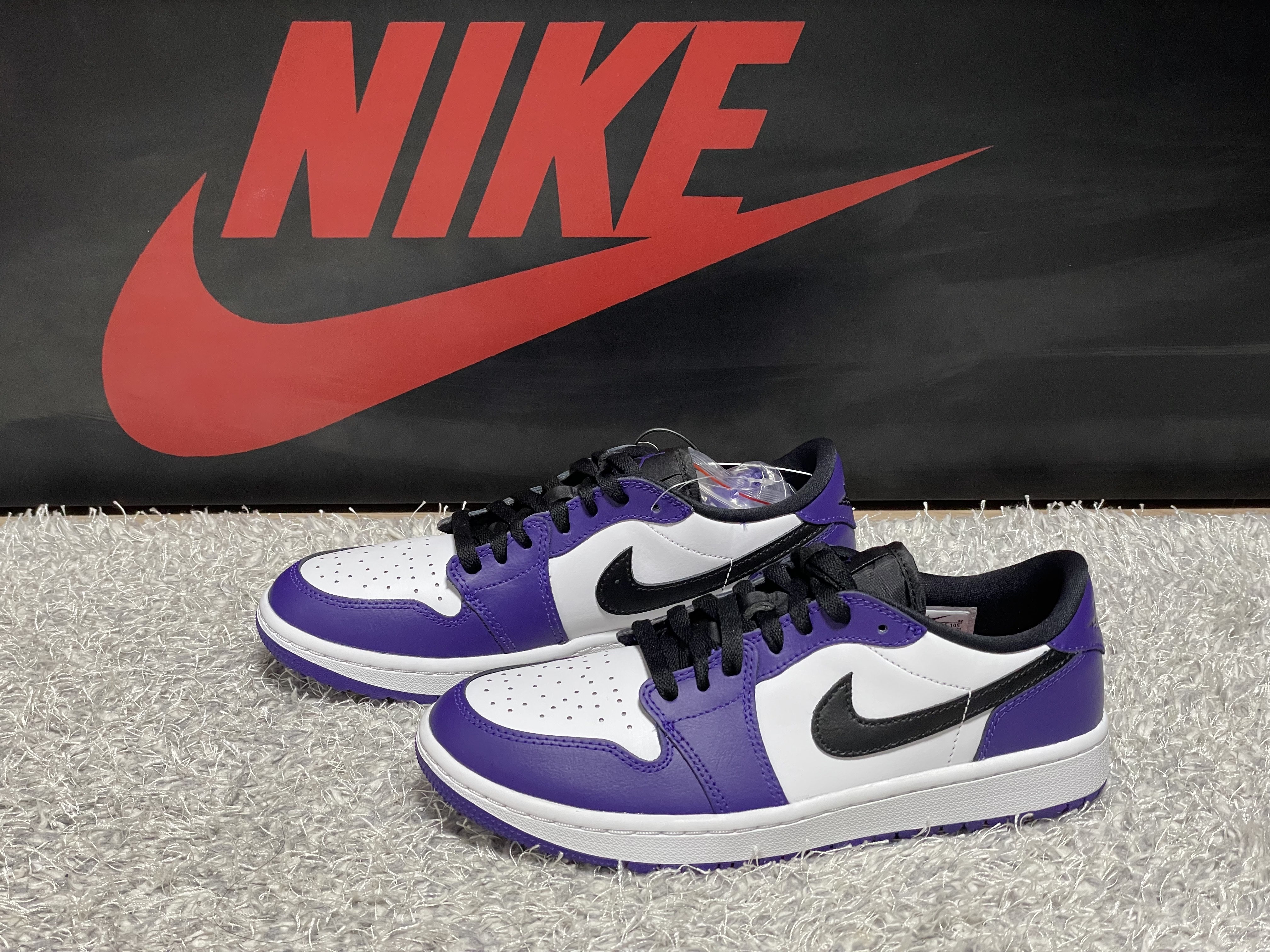 Jordan 1 Low Golf Court Purple 착용 스타일