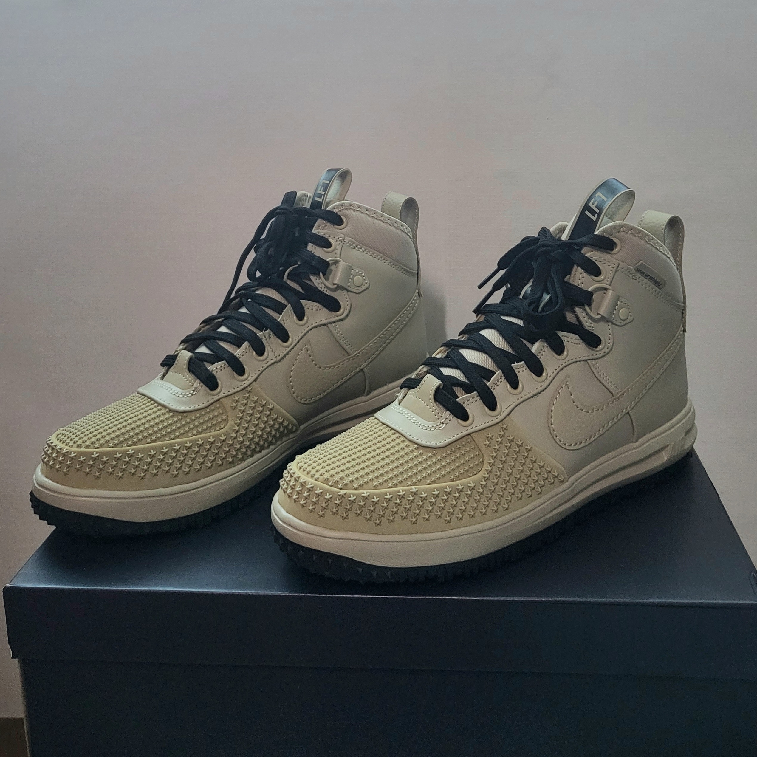 Nike Lunar Force 1 Duckboot Lime Stone 착용 스타일 - 2
