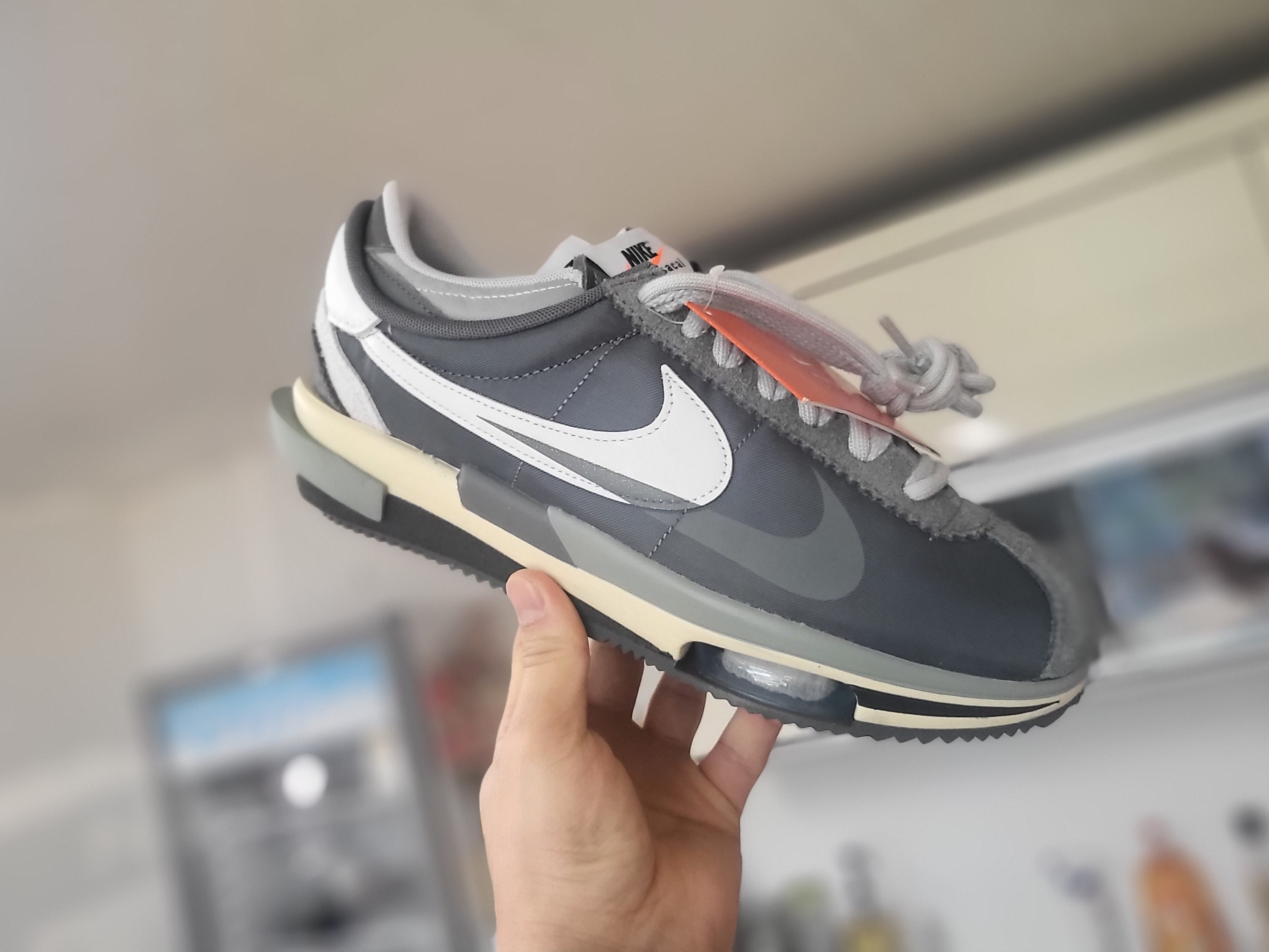 Nike x Sacai Zoom Cortez SP Iron Grey 착용 스타일