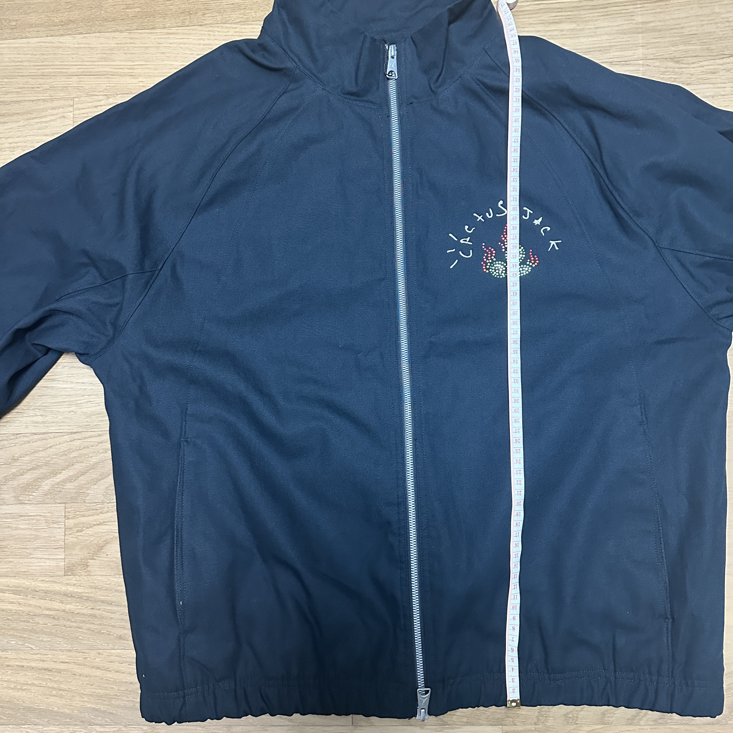 Jordan x Travis Scott Woven Jacket Black - Asia 착용 스타일 - 2