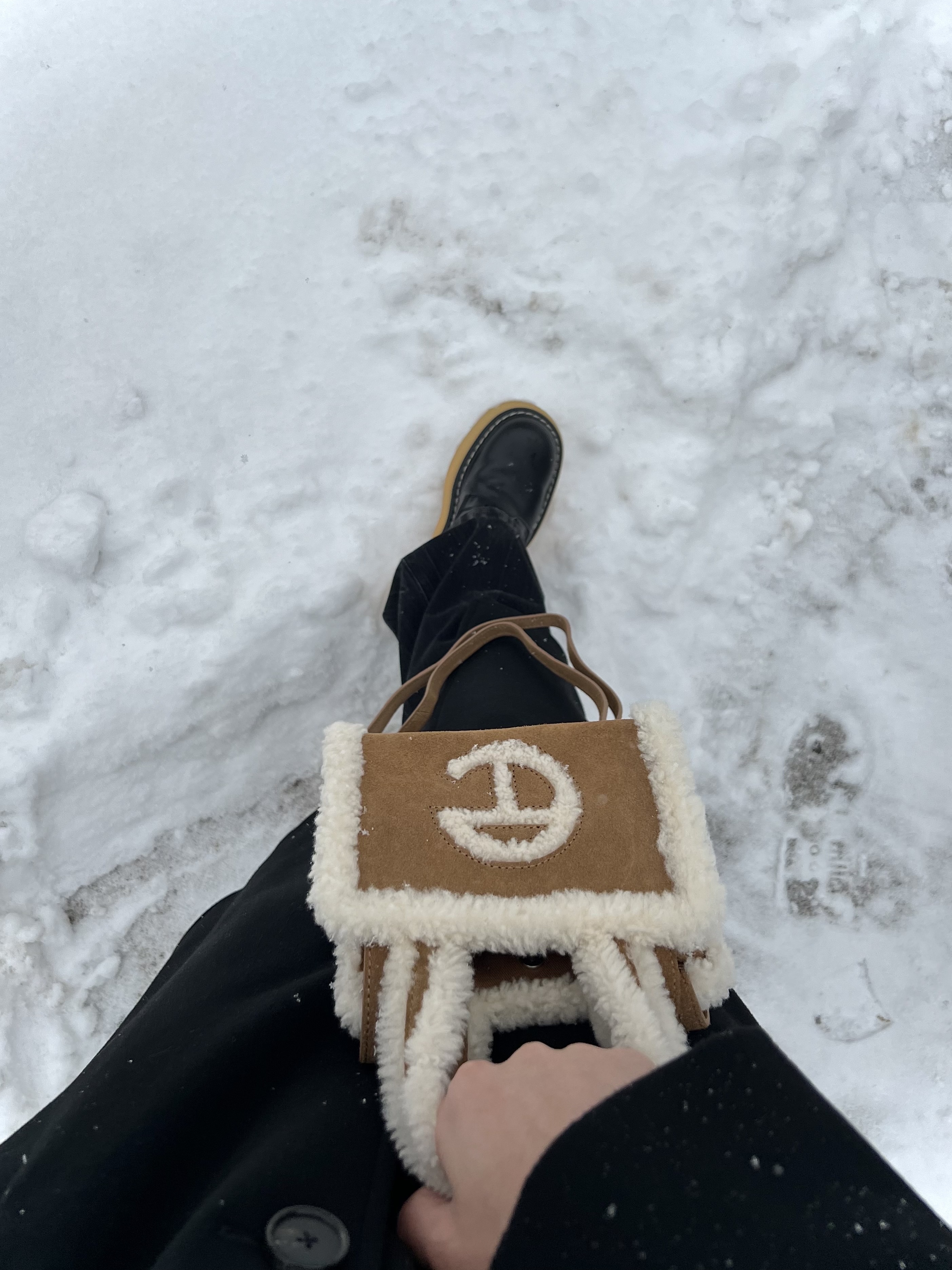 Telfar x UGG Small Shopping Bag Chestnut, (W) Bottega Veneta Bounce Ankle Boots All Spice 착용 스타일