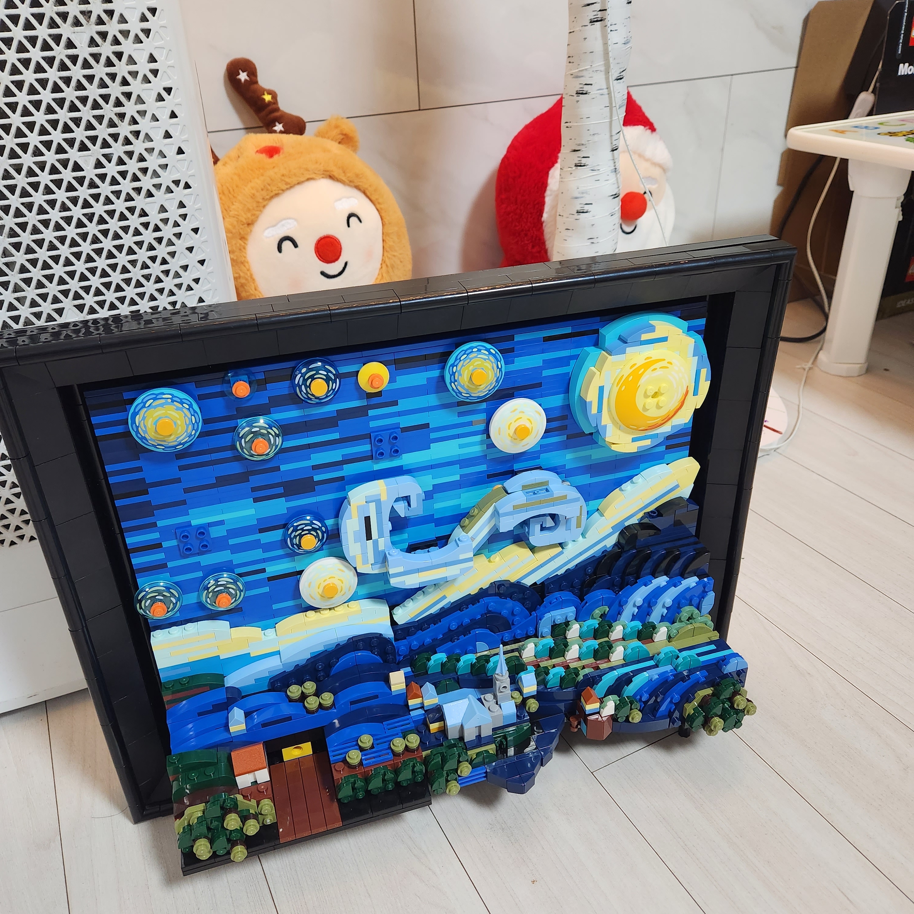 Lego Vincent Van Gogh The Starry Night 착용 스타일 - 2