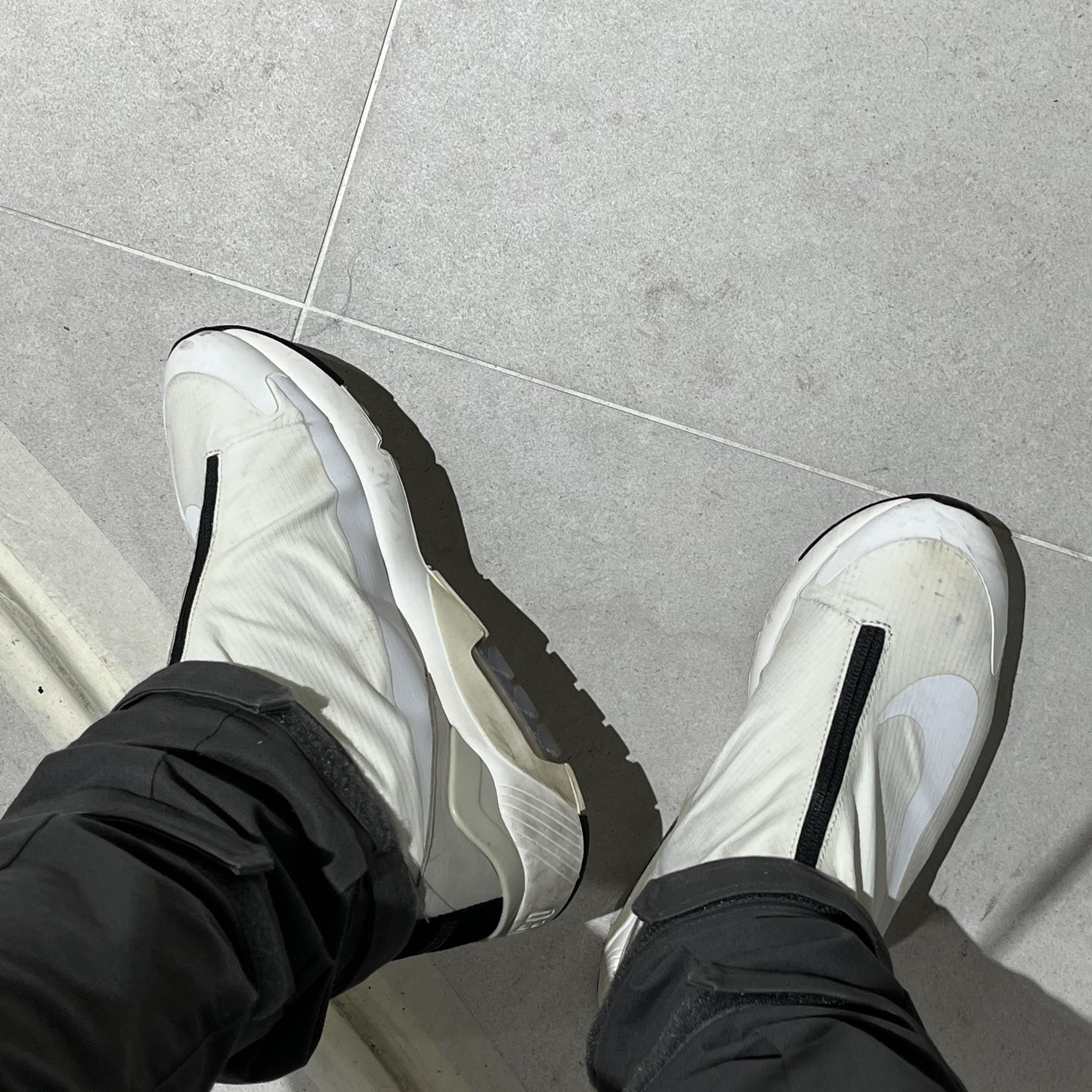 Nike x Ambush Air Max 180 High White 착용 스타일