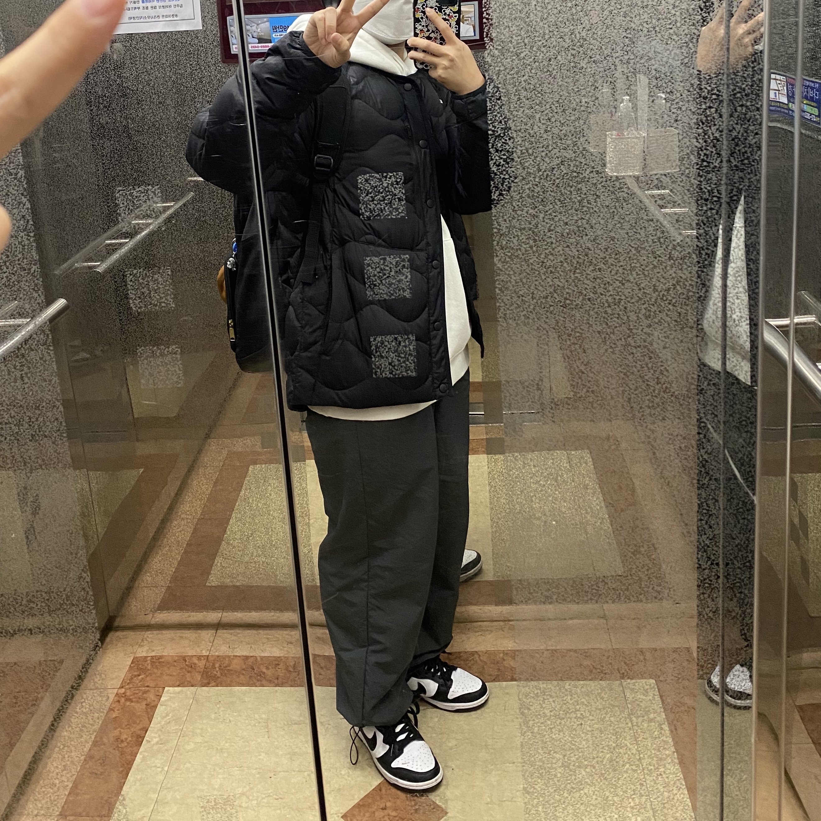 Apple AirPods Max Lightning Space Gray (Korean Ver.), (W) Nike Dunk Low Black 착용 스타일 - 2