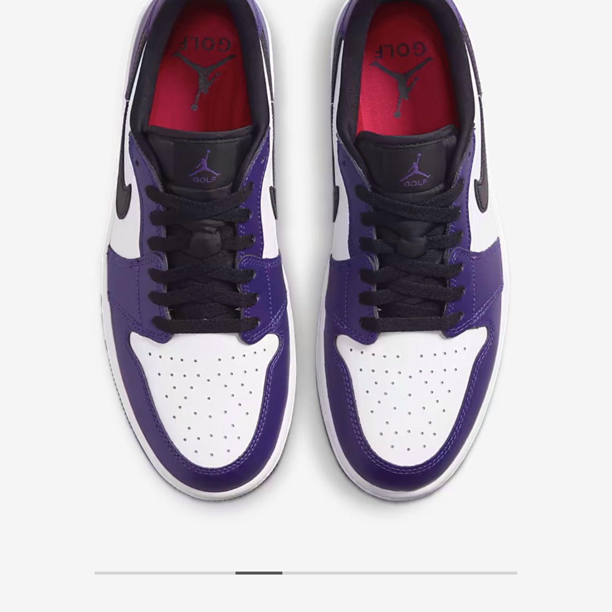 Jordan 1 Low Golf Court Purple 착용 스타일 - 3