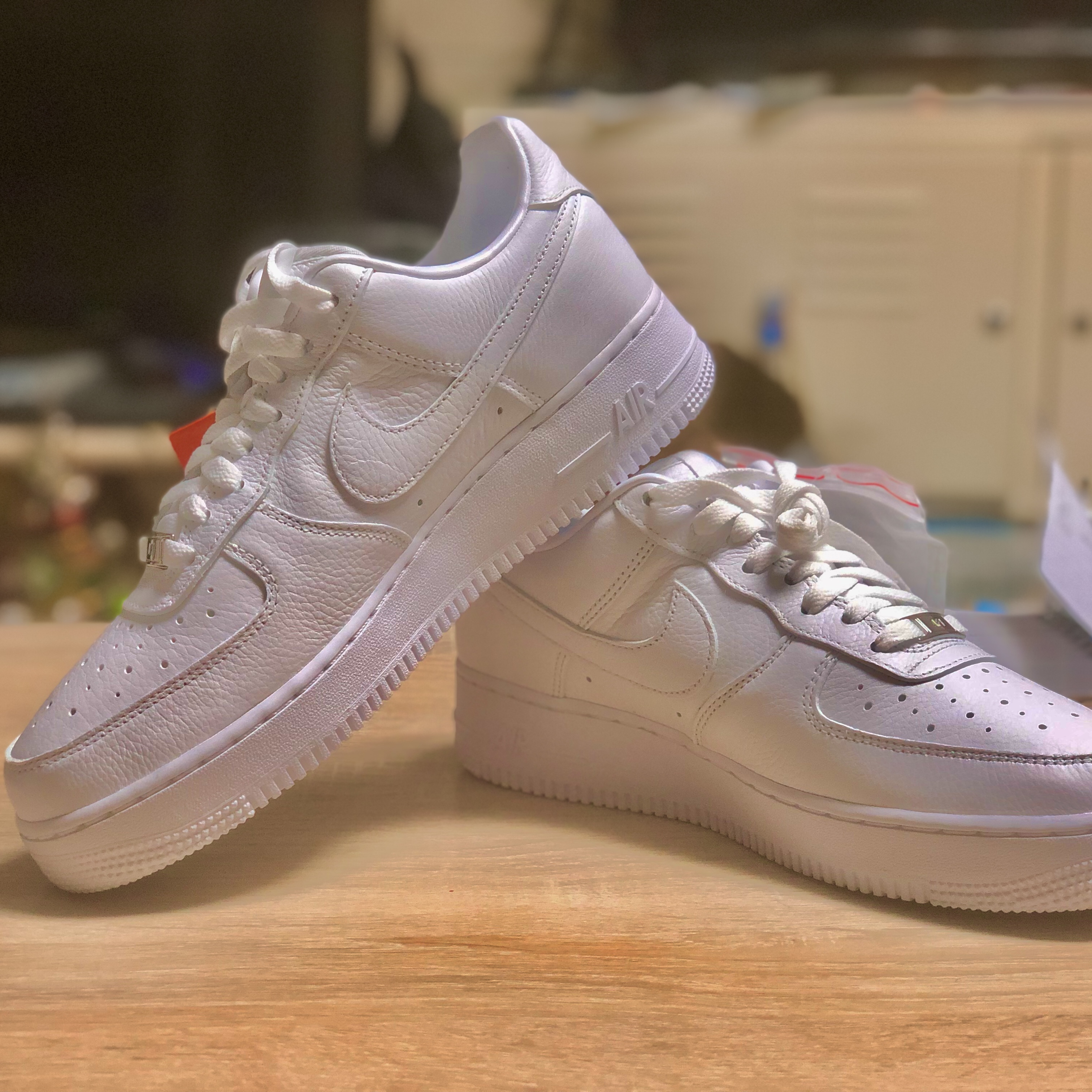 Nike x Drake Nocta Air Force 1 Low SP Certified Lover Boy White 착용 스타일 - 1