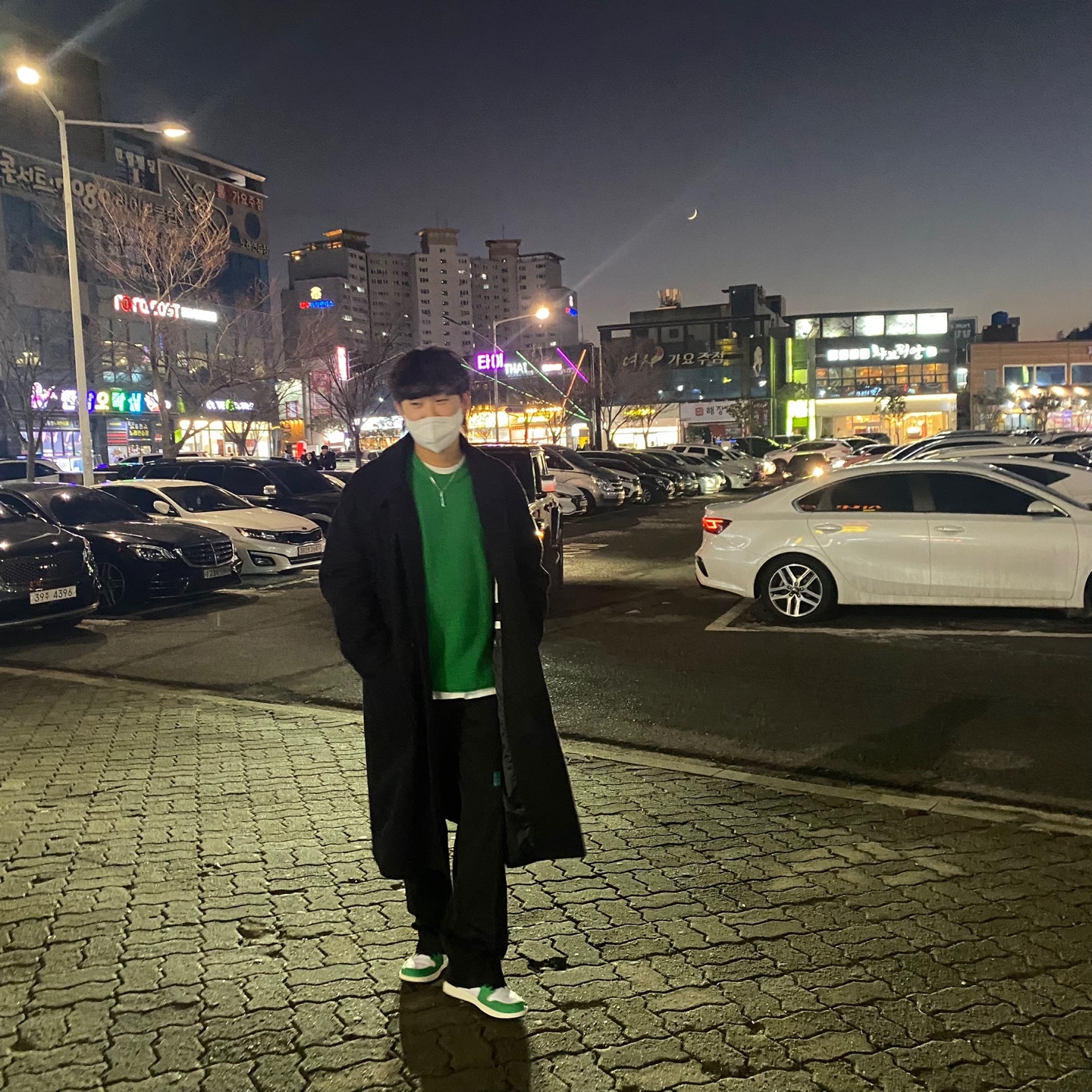 (W) Jordan 1 Retro High OG Lucky Green 착용 스타일 - 3