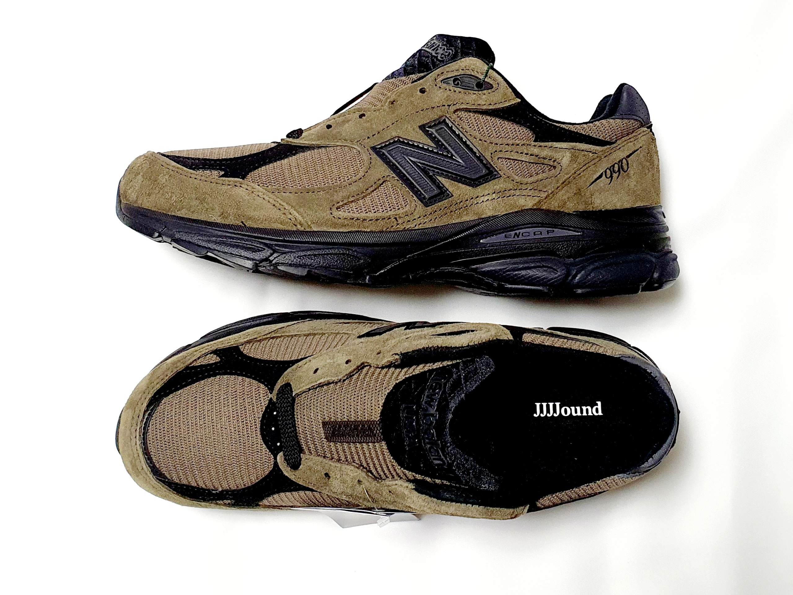 New Balance x JJJJound 990v3 Brown Black 착용 스타일 - 2