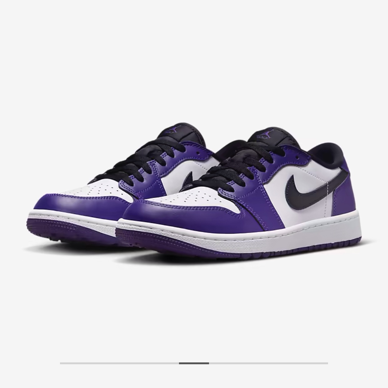 Jordan 1 Low Golf Court Purple 착용 스타일 - 1