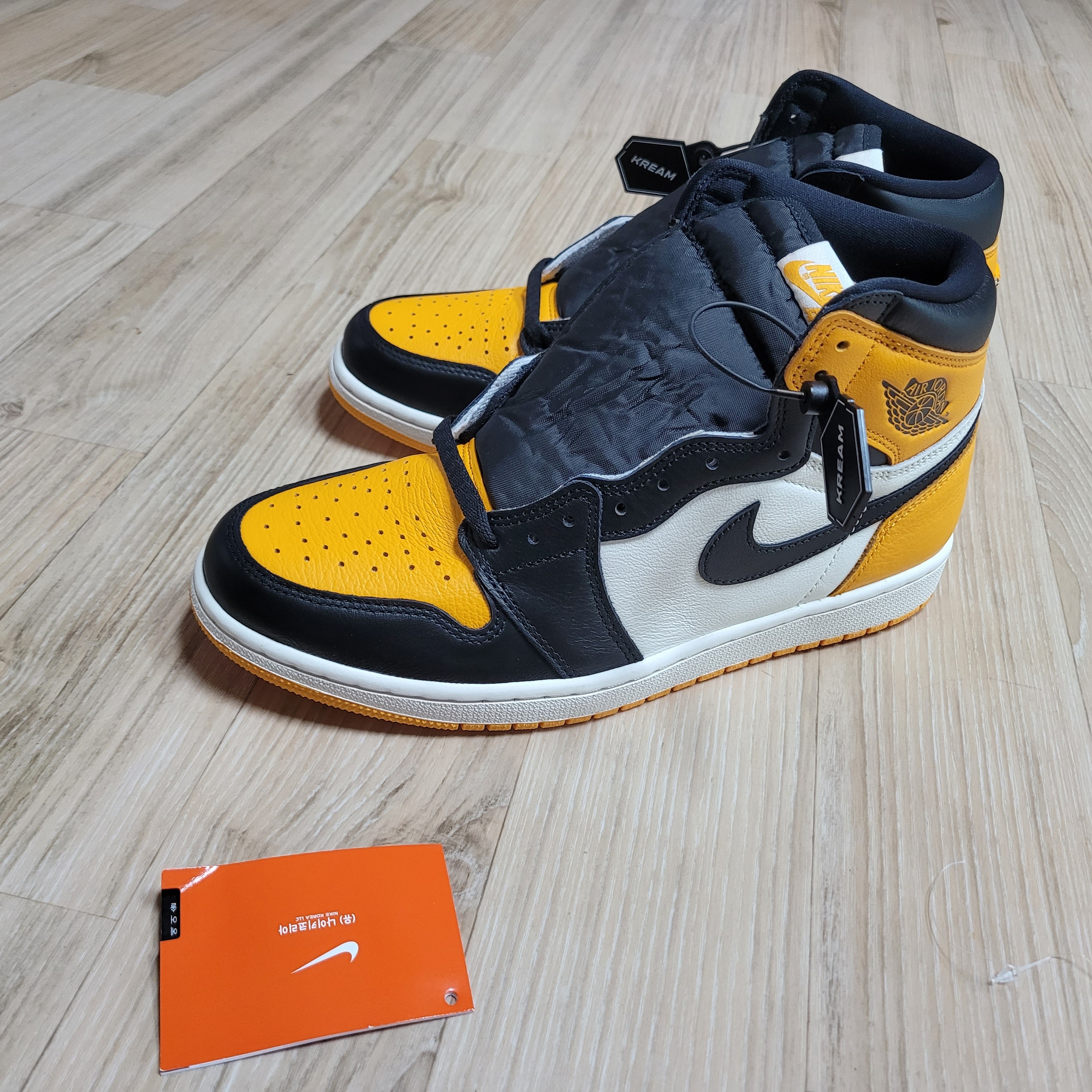 Jordan 1 Retro High OG Taxi, Jordan 1 Retro High OG Patent Bred 착용 스타일 - 3