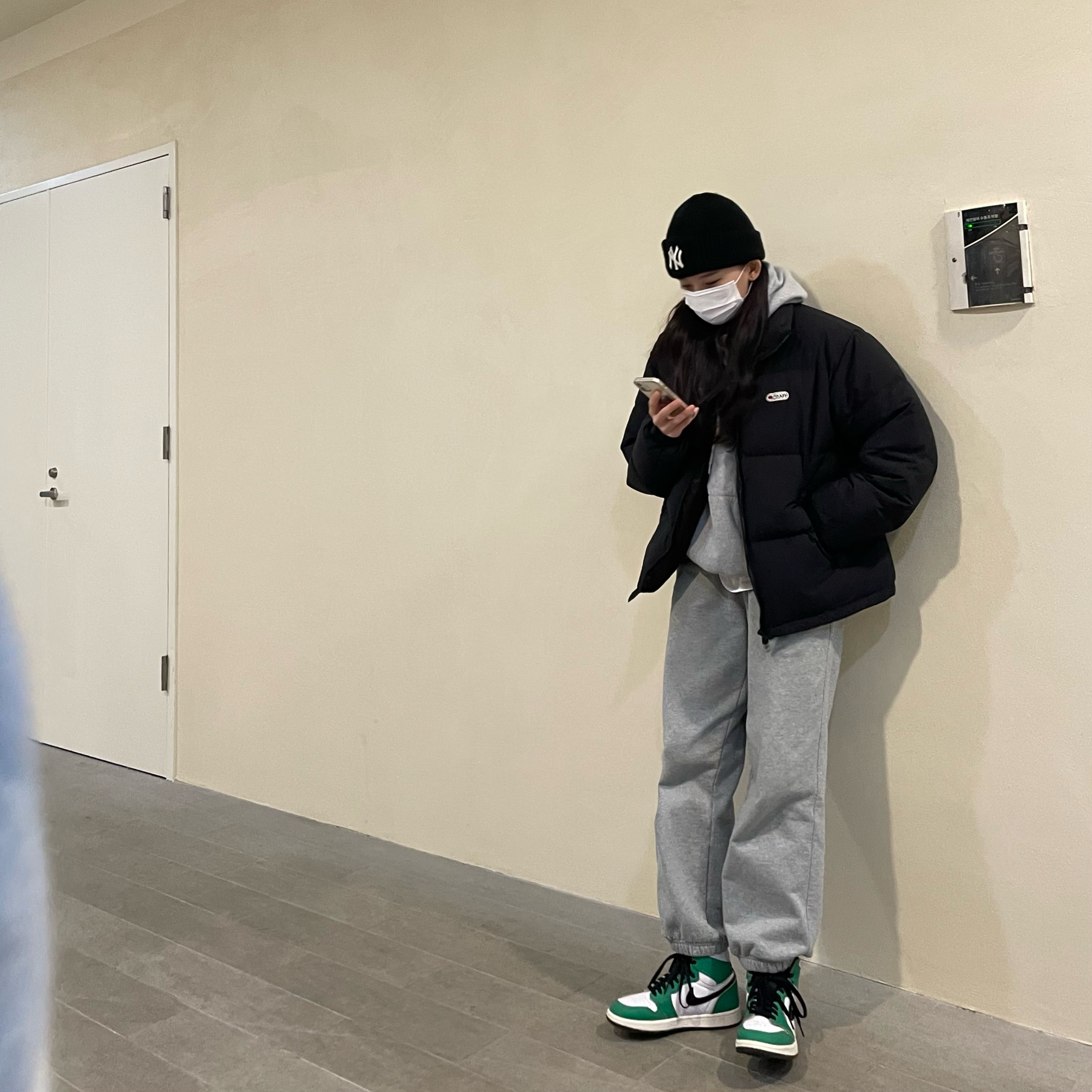 (W) Jordan 1 Retro High OG Lucky Green 착용 스타일