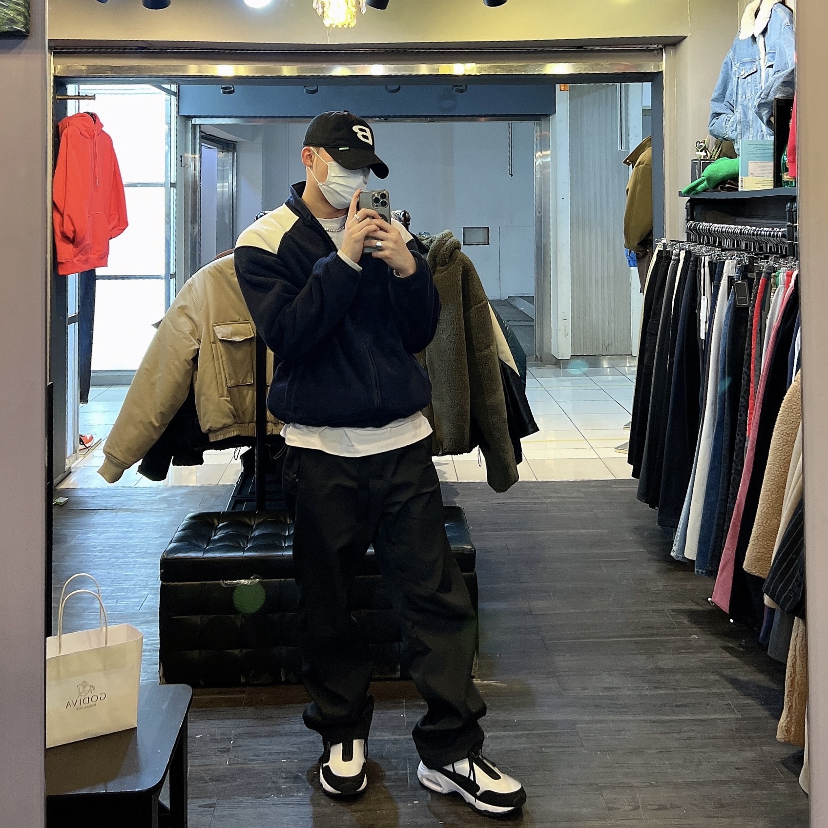 Nike x Comme des Garcons Homme Plus Air Max Sunder SP White Black 착용 스타일 - 1