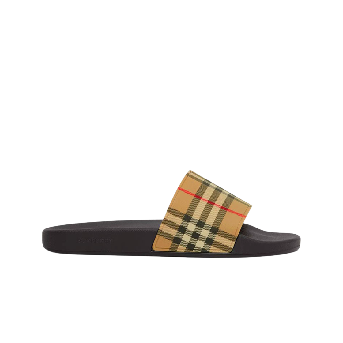 버버리 빈티지 체크 프린트 슬라이드 아카이브 베이지(Burberry Vintage Check Print Slides Archive Beige)