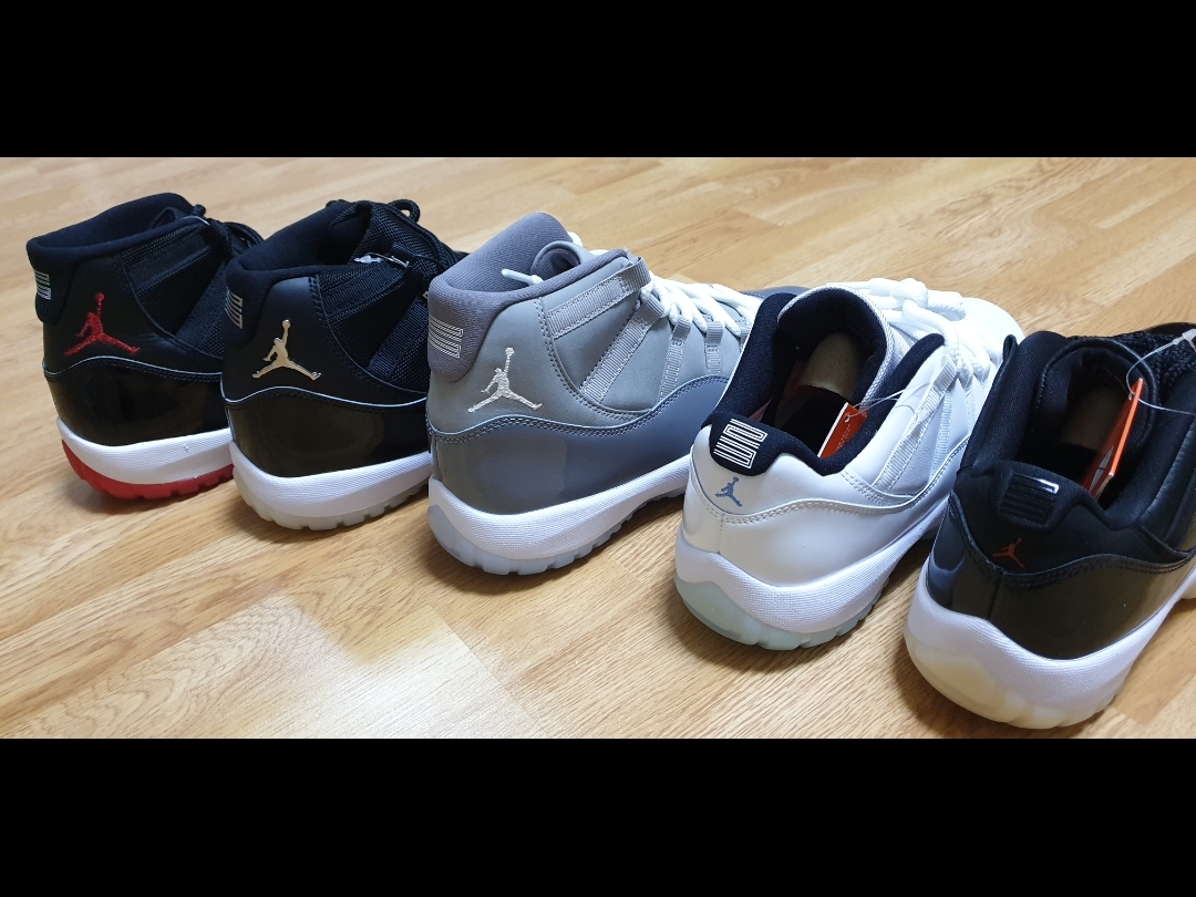 Jordan 11 Retro Bred 2019, Jordan 11 Retro Jubilee 착용 스타일