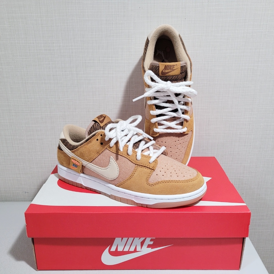 Nike Dunk Low SE Praline Desert Ochre 착용 스타일 - 2