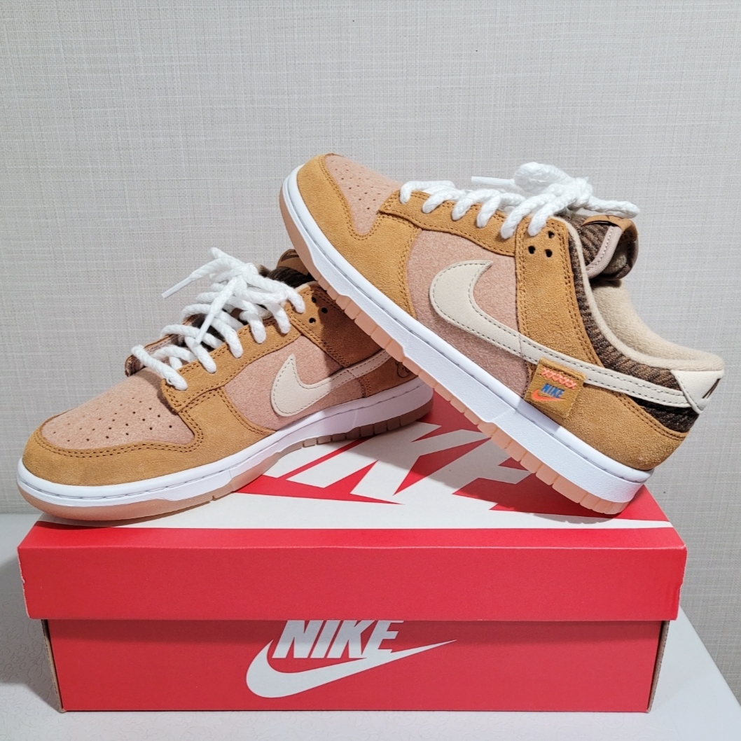 Nike Dunk Low SE Praline Desert Ochre 착용 스타일 - 1