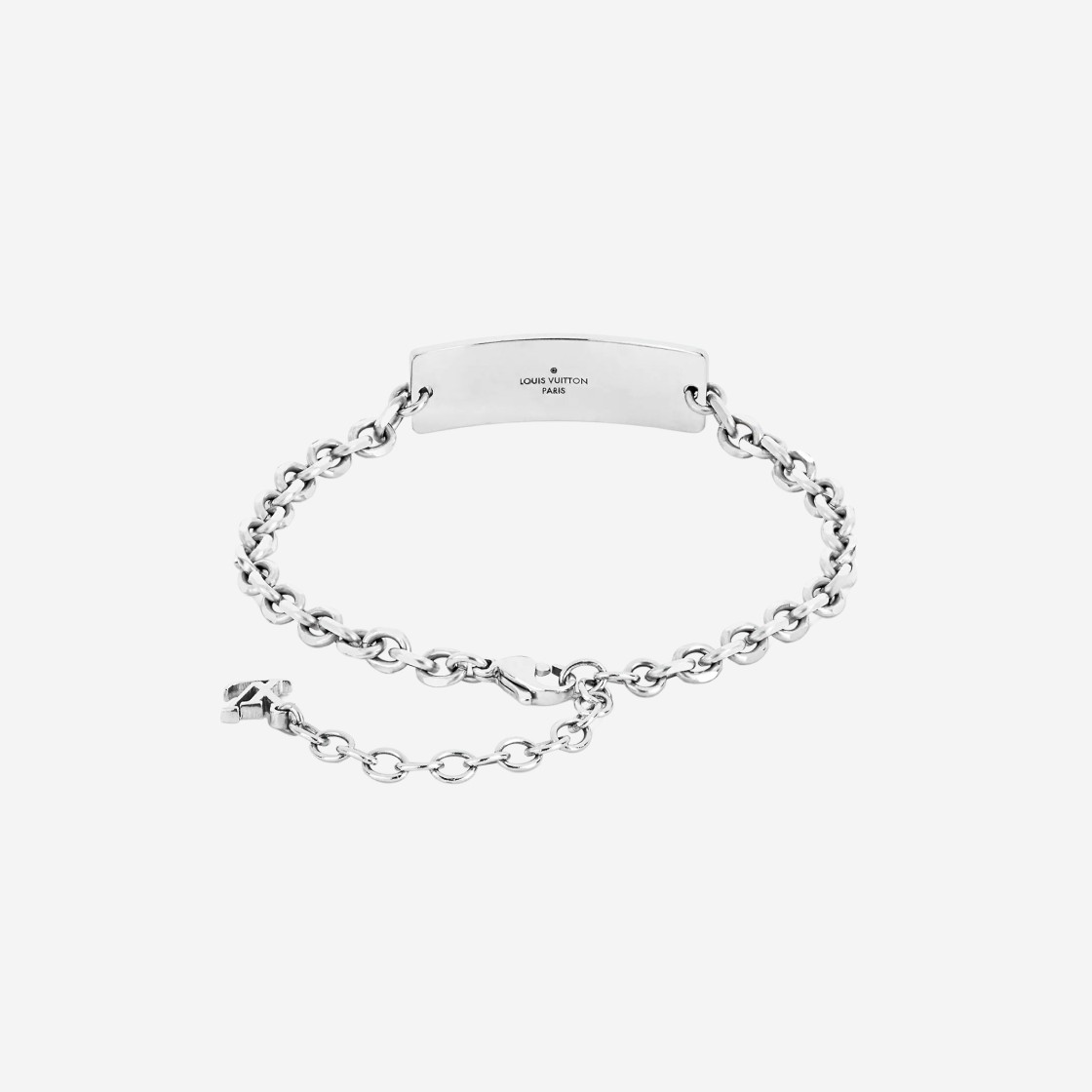 Louis Vuitton M00681 Monogram Bold Bracelet , Silver, One Size