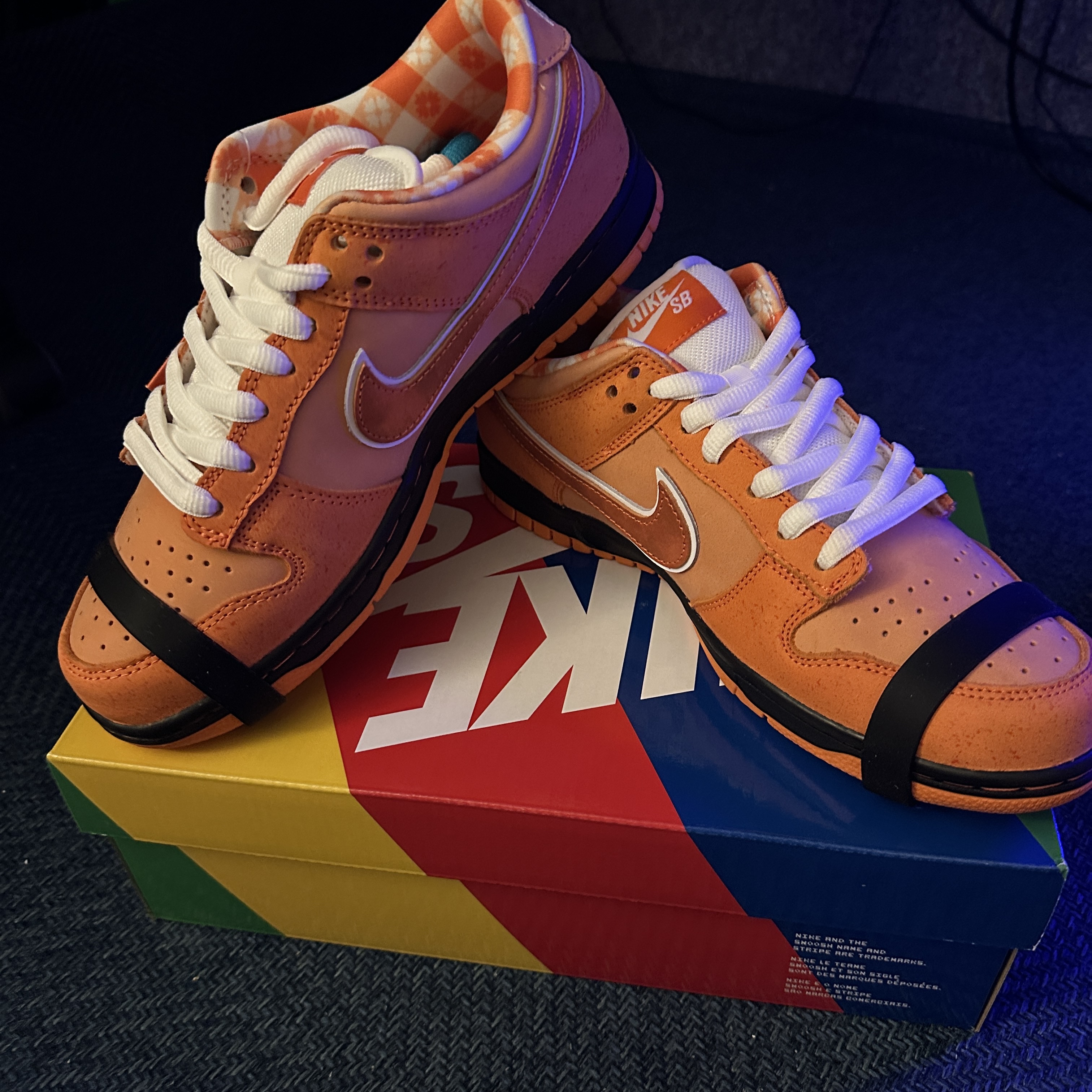 Nike x Concepts SB Dunk Low Orange Lobster (Regular Box) 착용 스타일