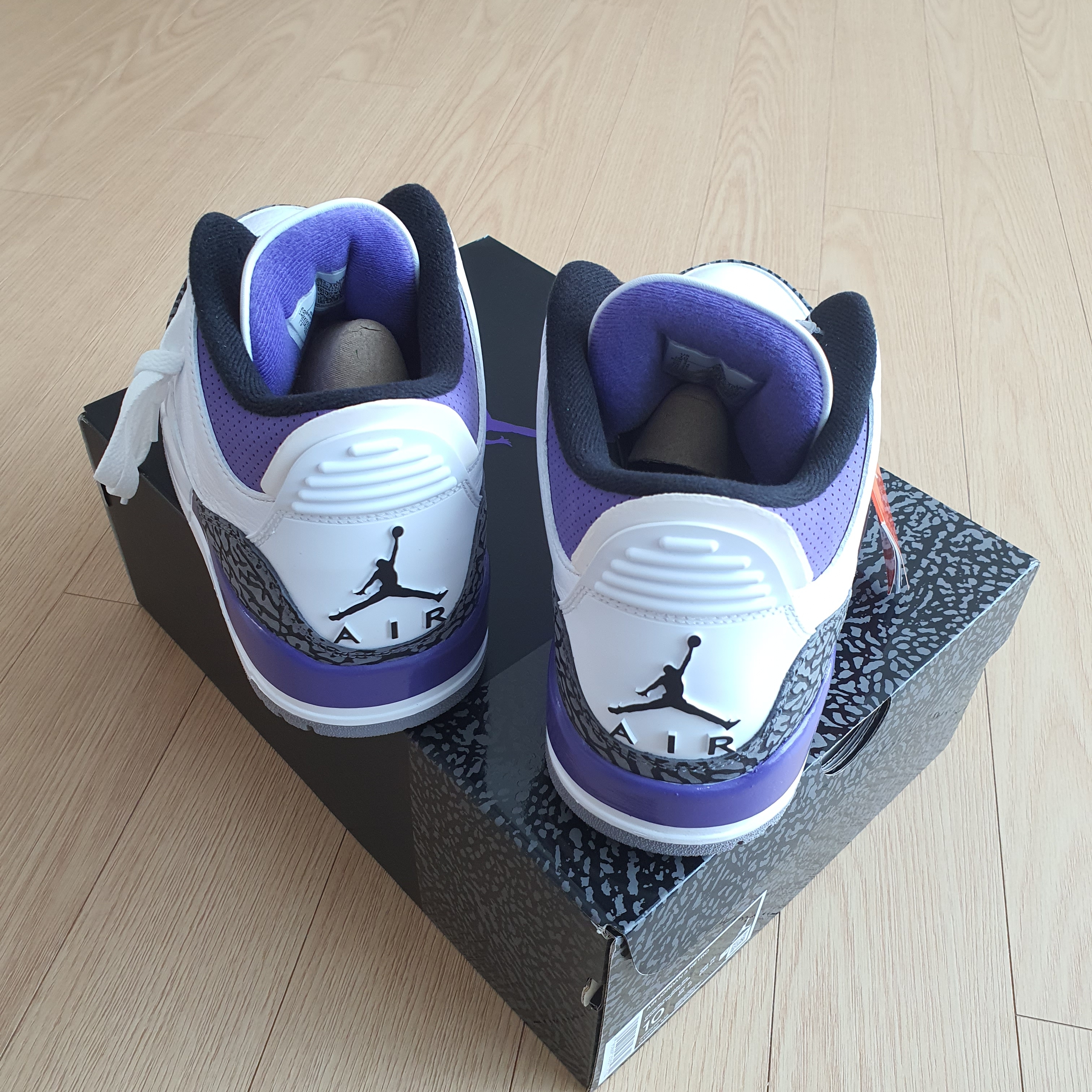 Jordan 3 Retro Dark Iris 착용 스타일 - 3