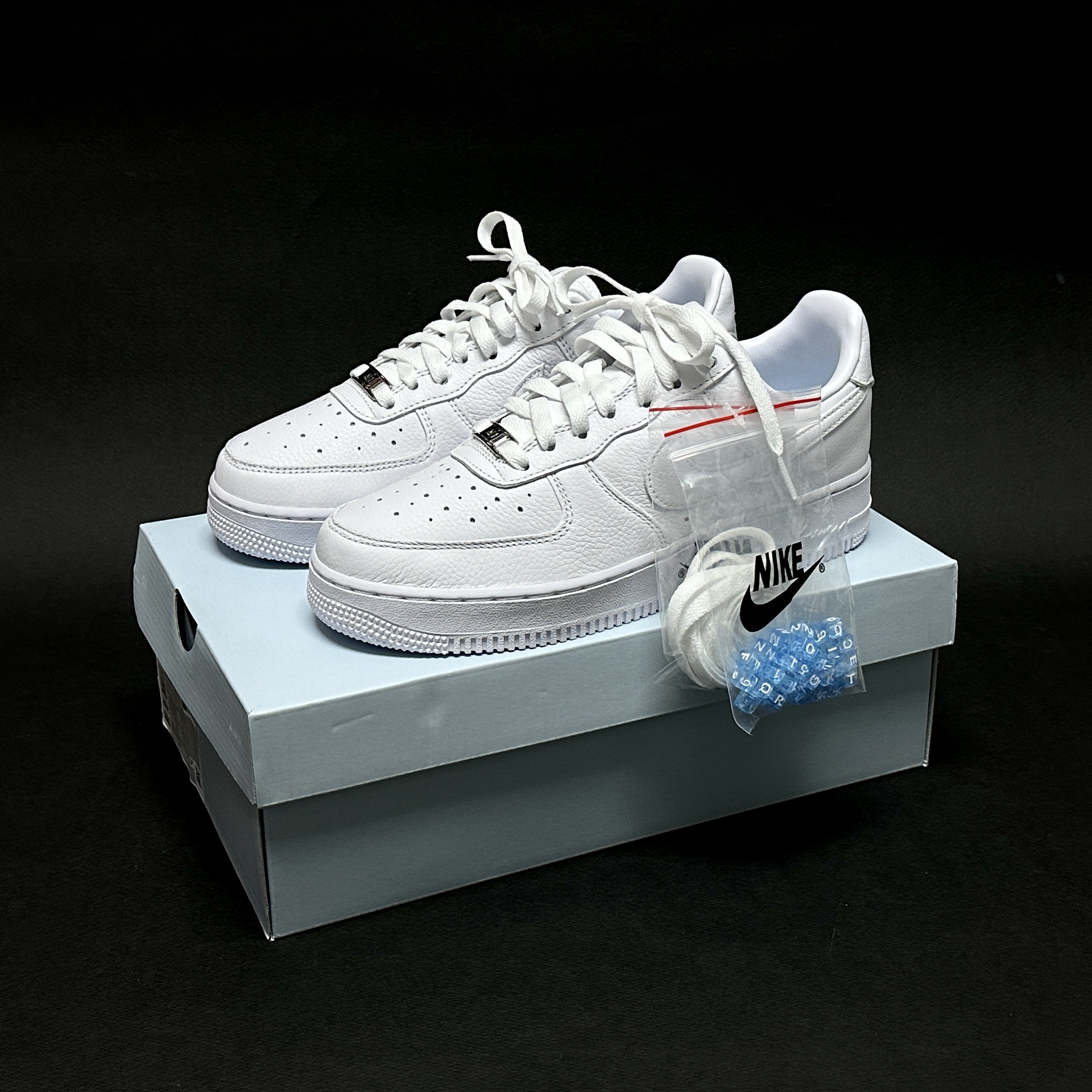 Nike x Drake Nocta Air Force 1 Low SP Certified Lover Boy White 착용 스타일