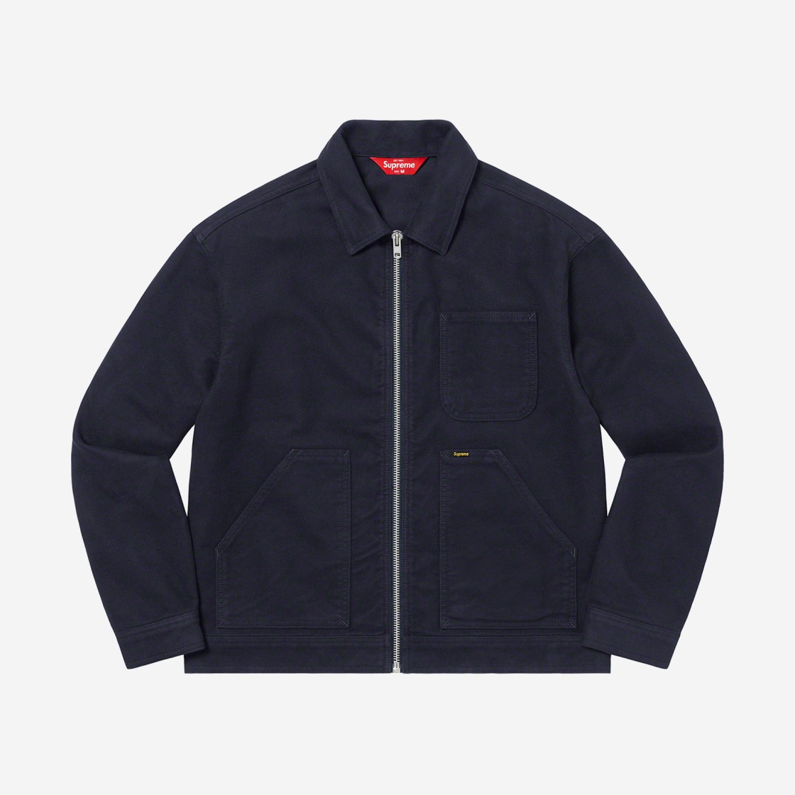 Supreme Moleskin Work Jacket Navy - 22FW 상세 이미지 1