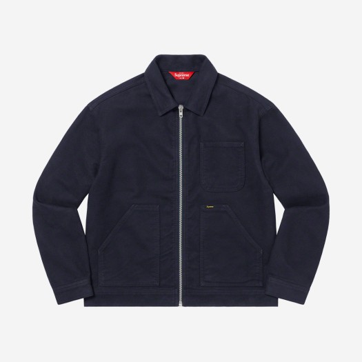 Supreme Moleskin Work Jacket Navy - 22FW